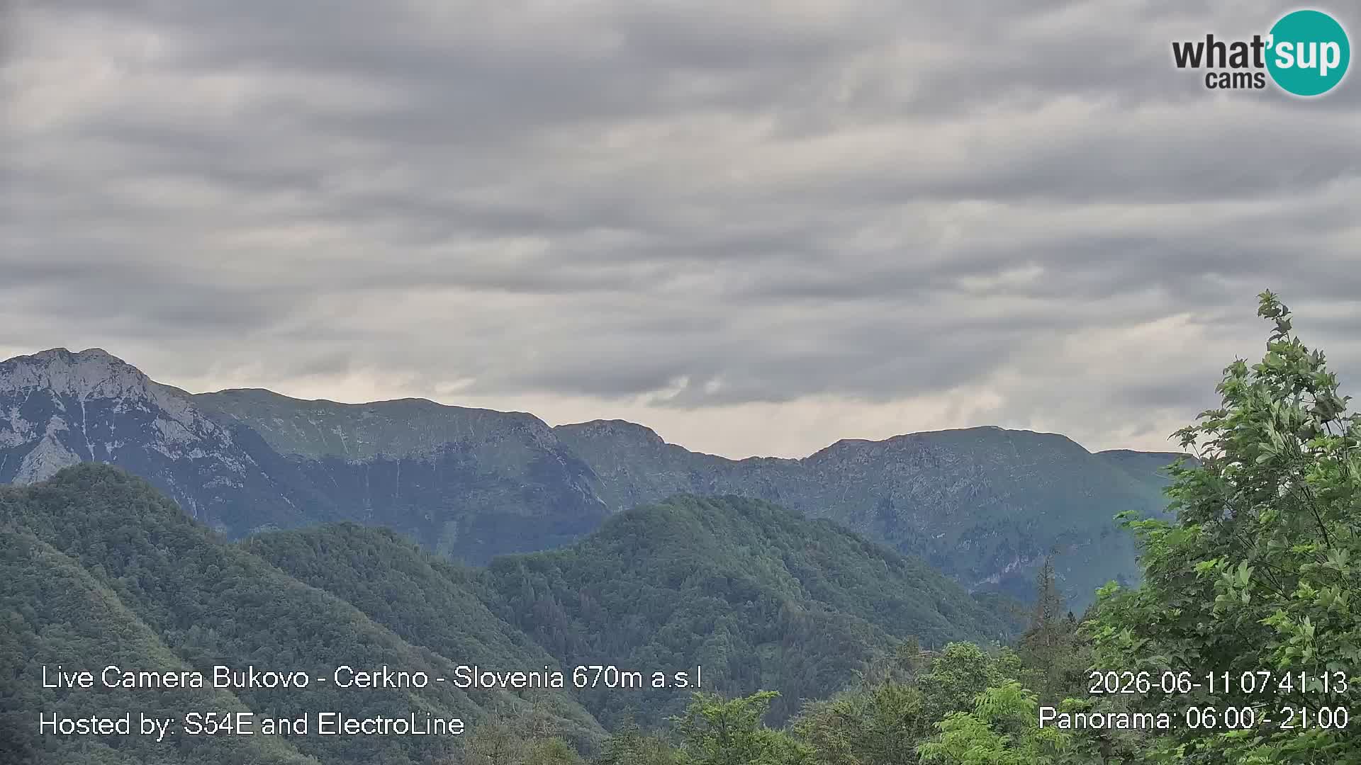 Webcam Bukovo – Baška grapa | Cerkno | Slovénie