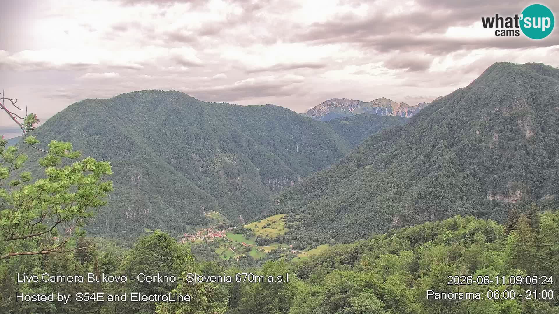 Webcam Bukovo – Baška grapa | Cerkno | Slovenia