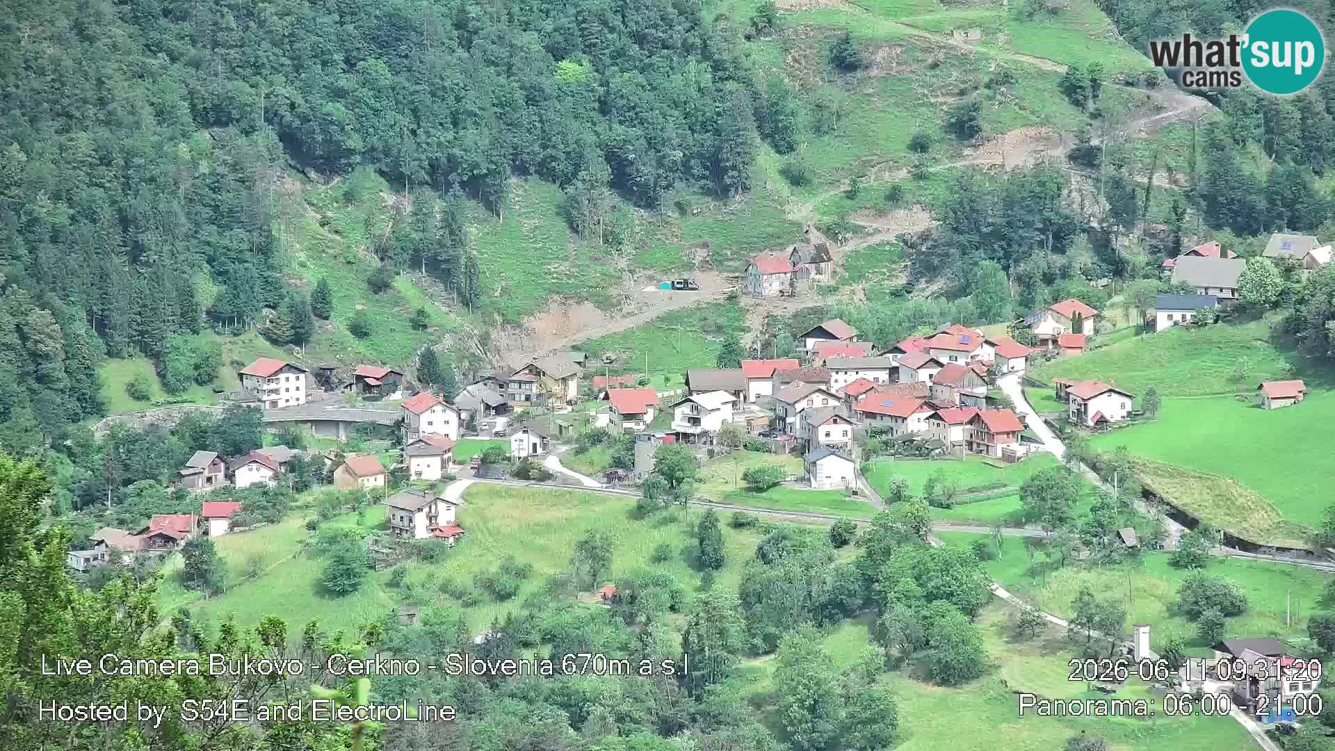 Webcam Bukovo – Baška grapa | Cerkno | Slovenia