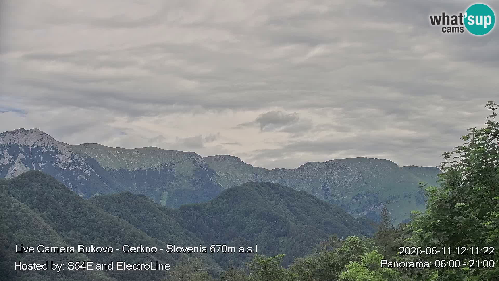 Webcam Bukovo – Baška grapa | Cerkno | Slovénie