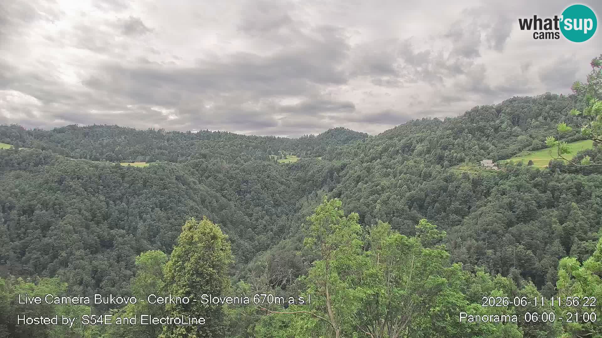 Webcam Bukovo – Baška grapa | Cerkno | Slovenia