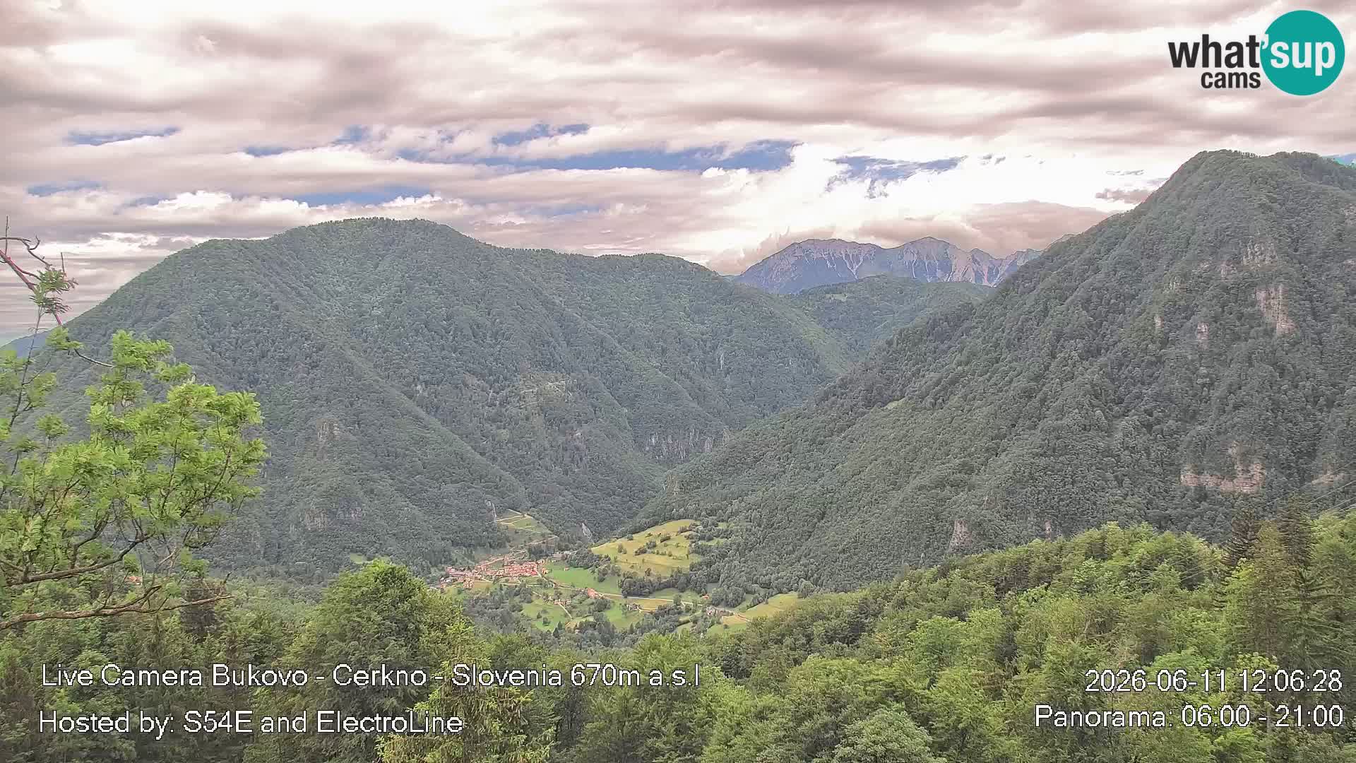 Webcam Bukovo – Baška grapa | Cerkno | Slovenia