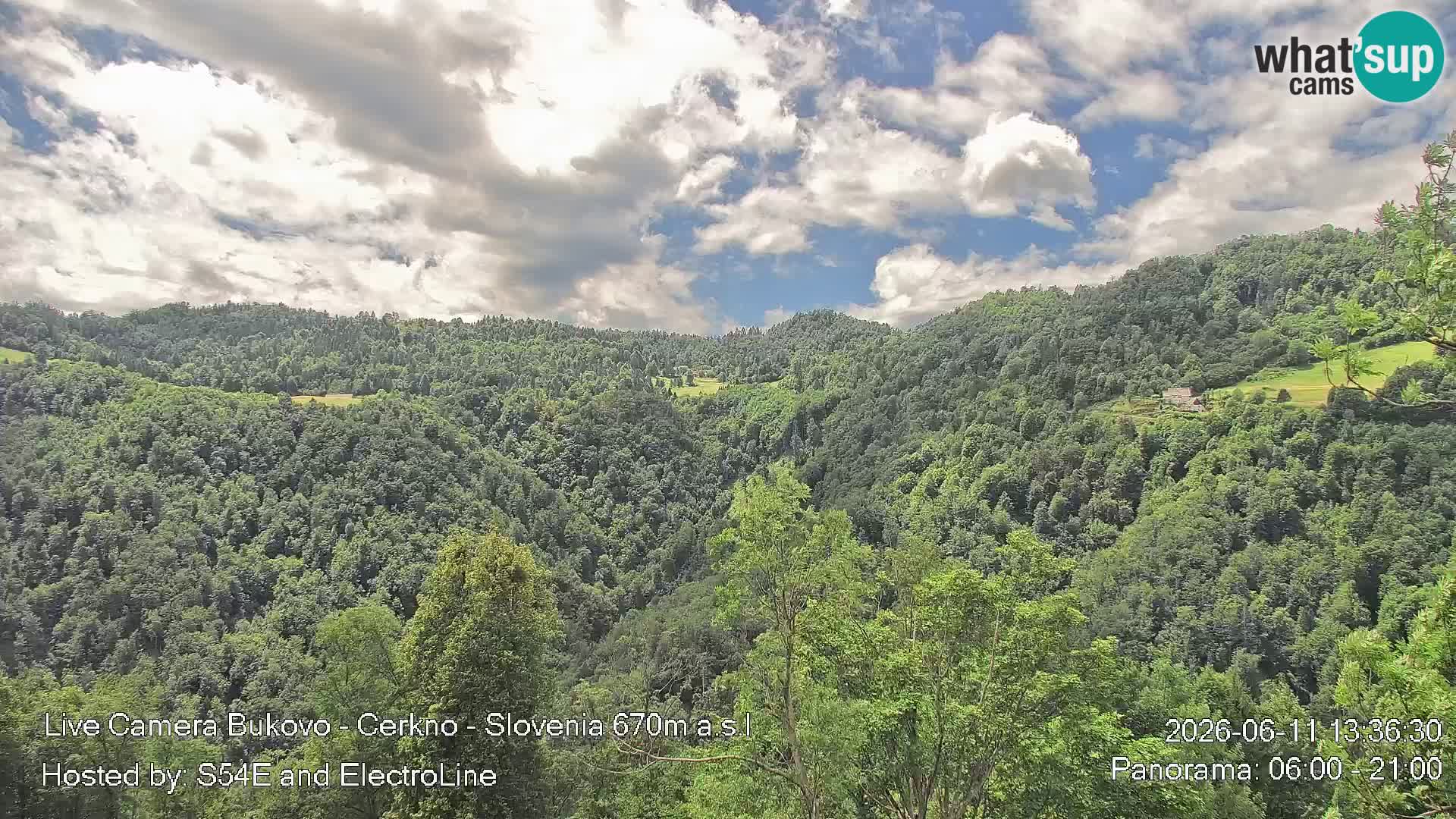 Webcam en vivo Bukovo – Baška grapa | Cerkno | Eslovenia