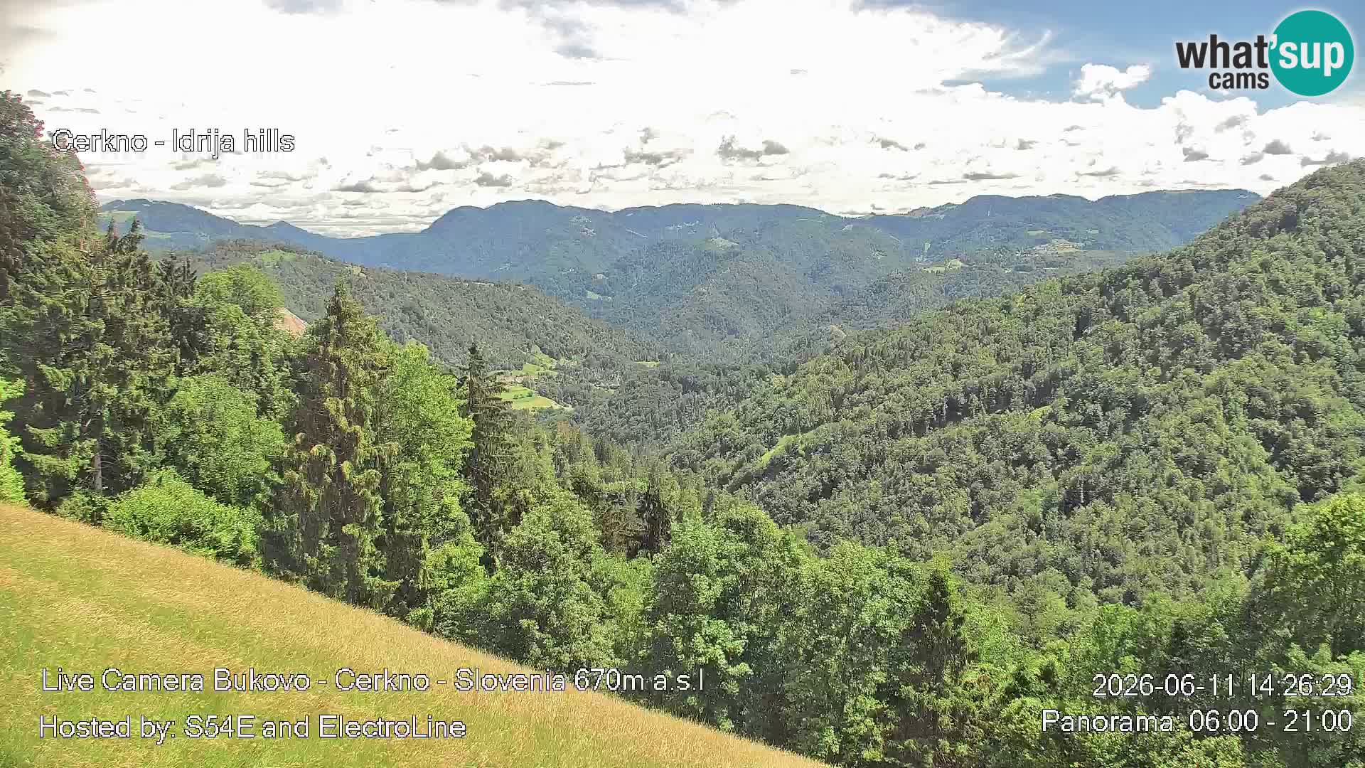 Webcam Bukovo – Baška grapa | Cerkno | Slovenia