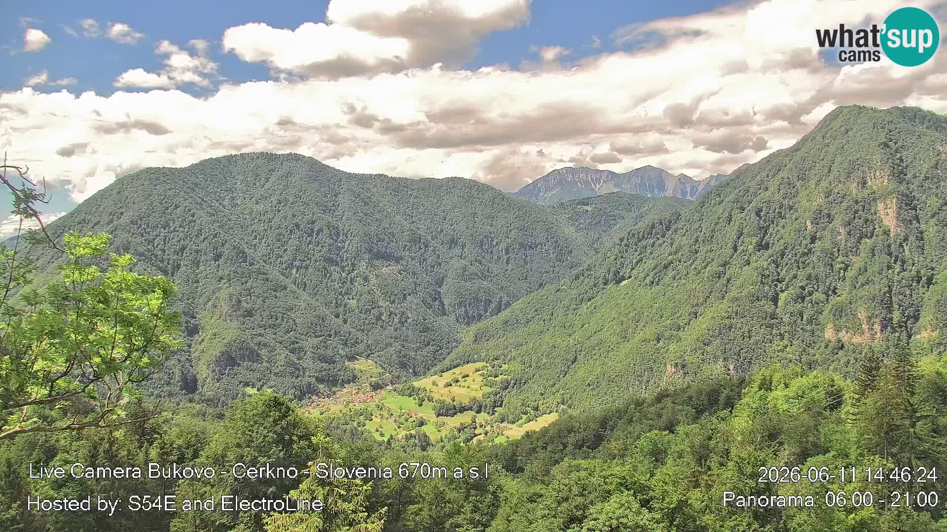 Webcam en vivo Bukovo – Baška grapa | Cerkno | Eslovenia