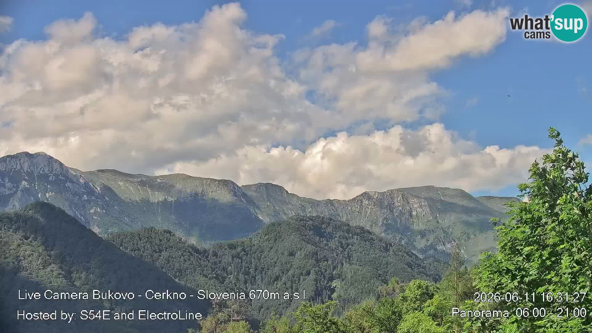 Bukovo Webcam – Baška grapa | Cerkno | Slowenien