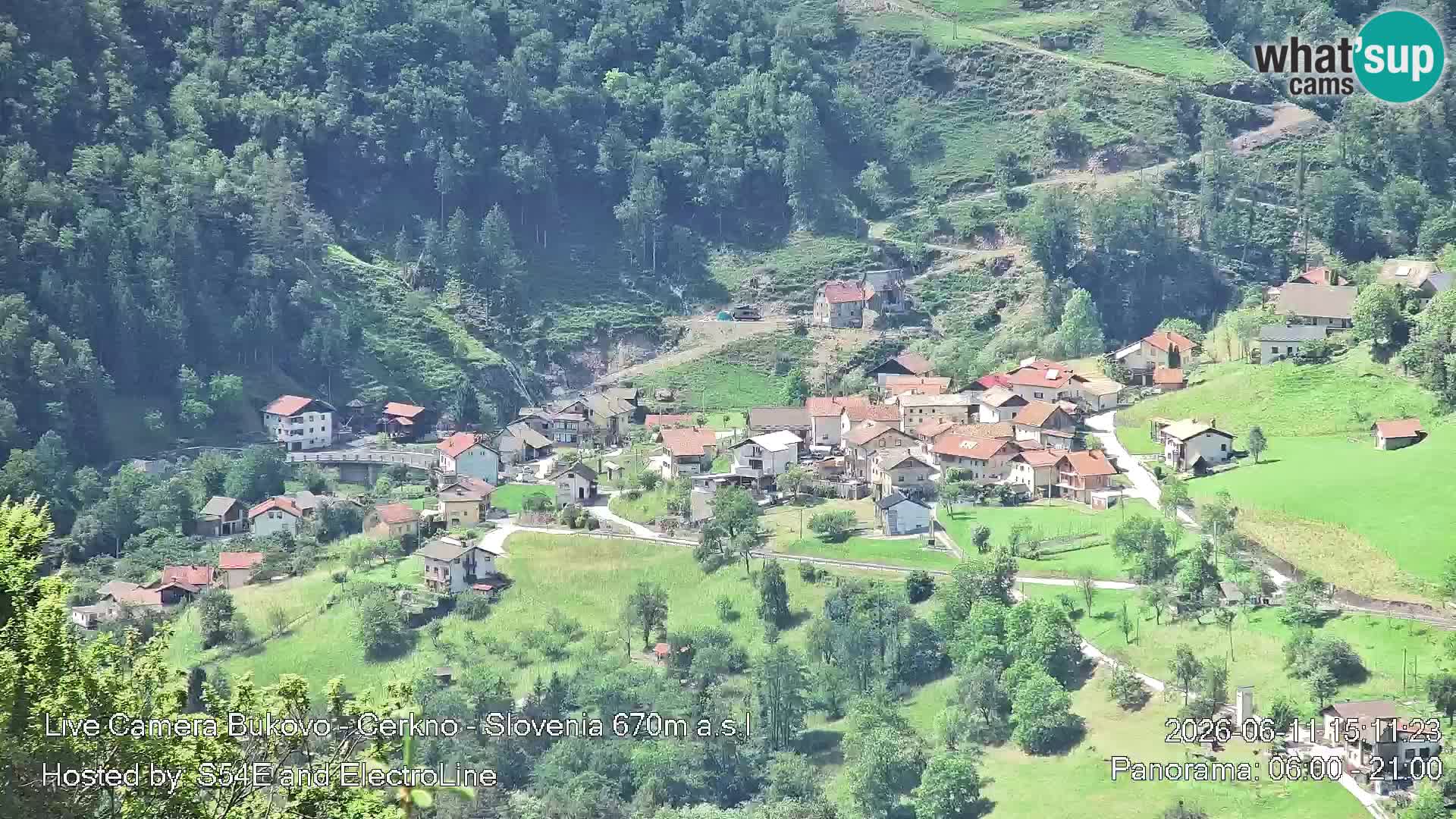 Webcam Bukovo – Baška grapa | Cerkno | Slovenia