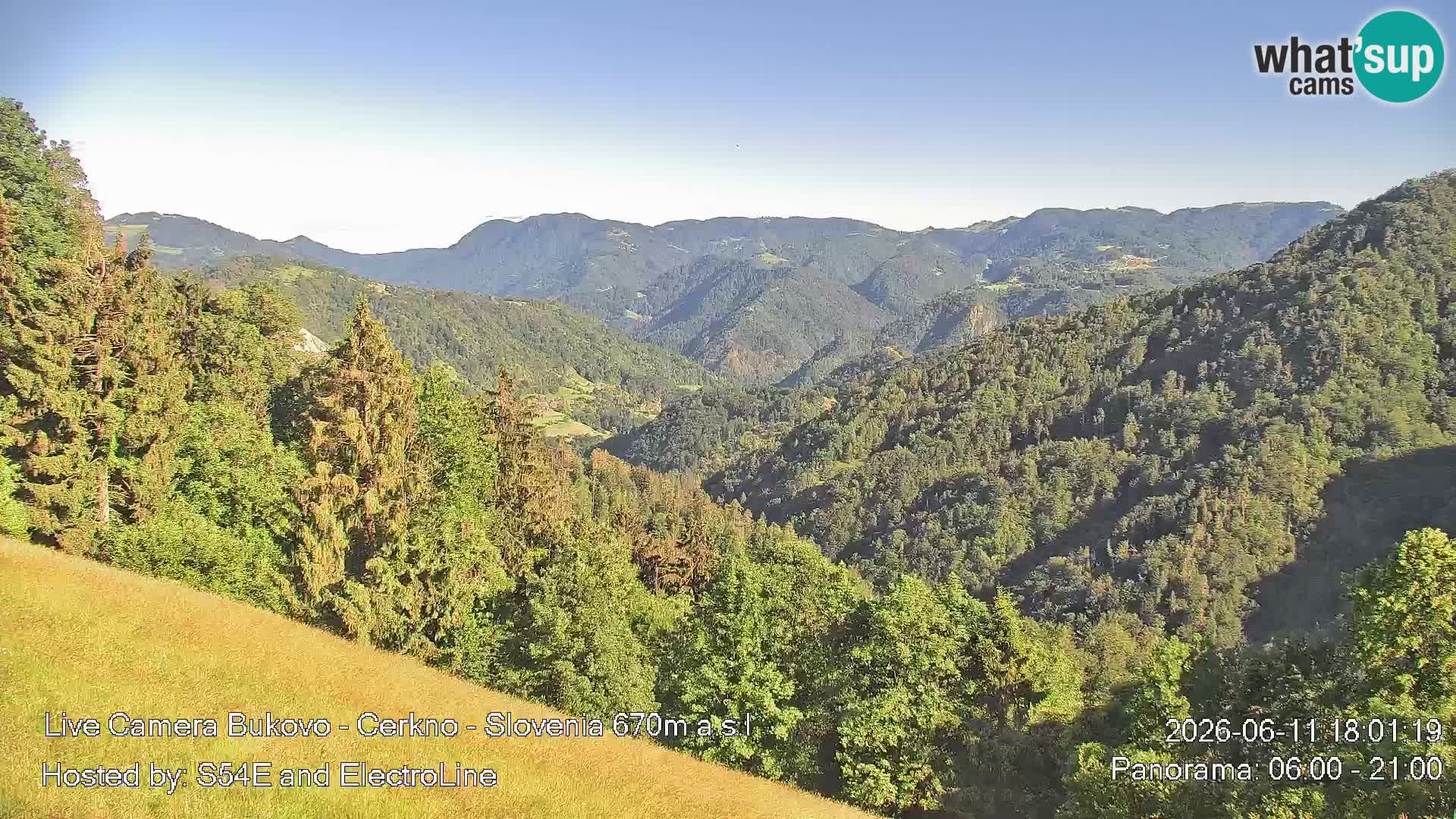 Webcam en vivo Bukovo – Baška grapa | Cerkno | Eslovenia
