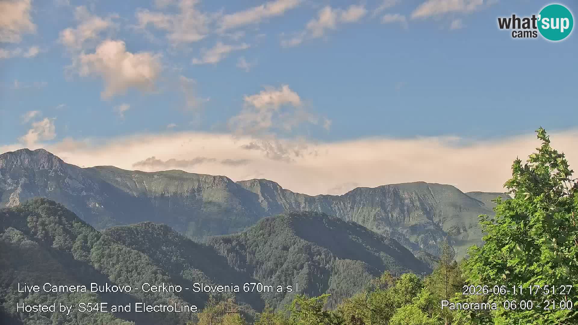 Webcam Bukovo – Baška grapa | Cerkno | Slovenia