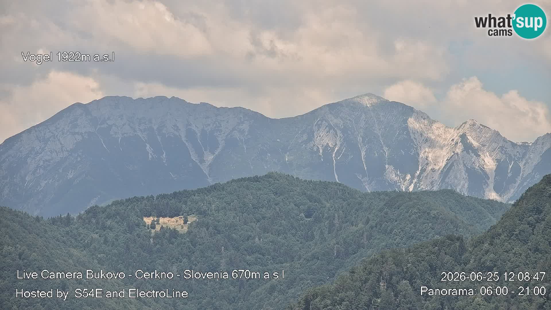 Webcam Bukovo – Baška grapa | Cerkno | Slovénie