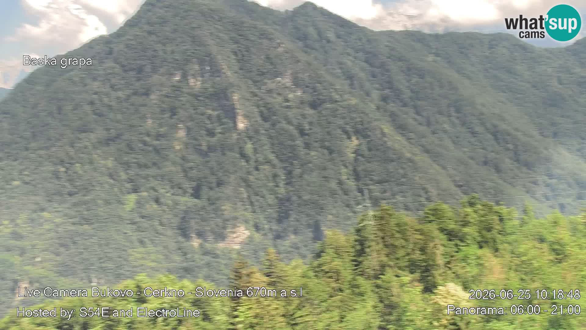 Webcam Bukovo – Baška grapa | Cerkno | Slovenia