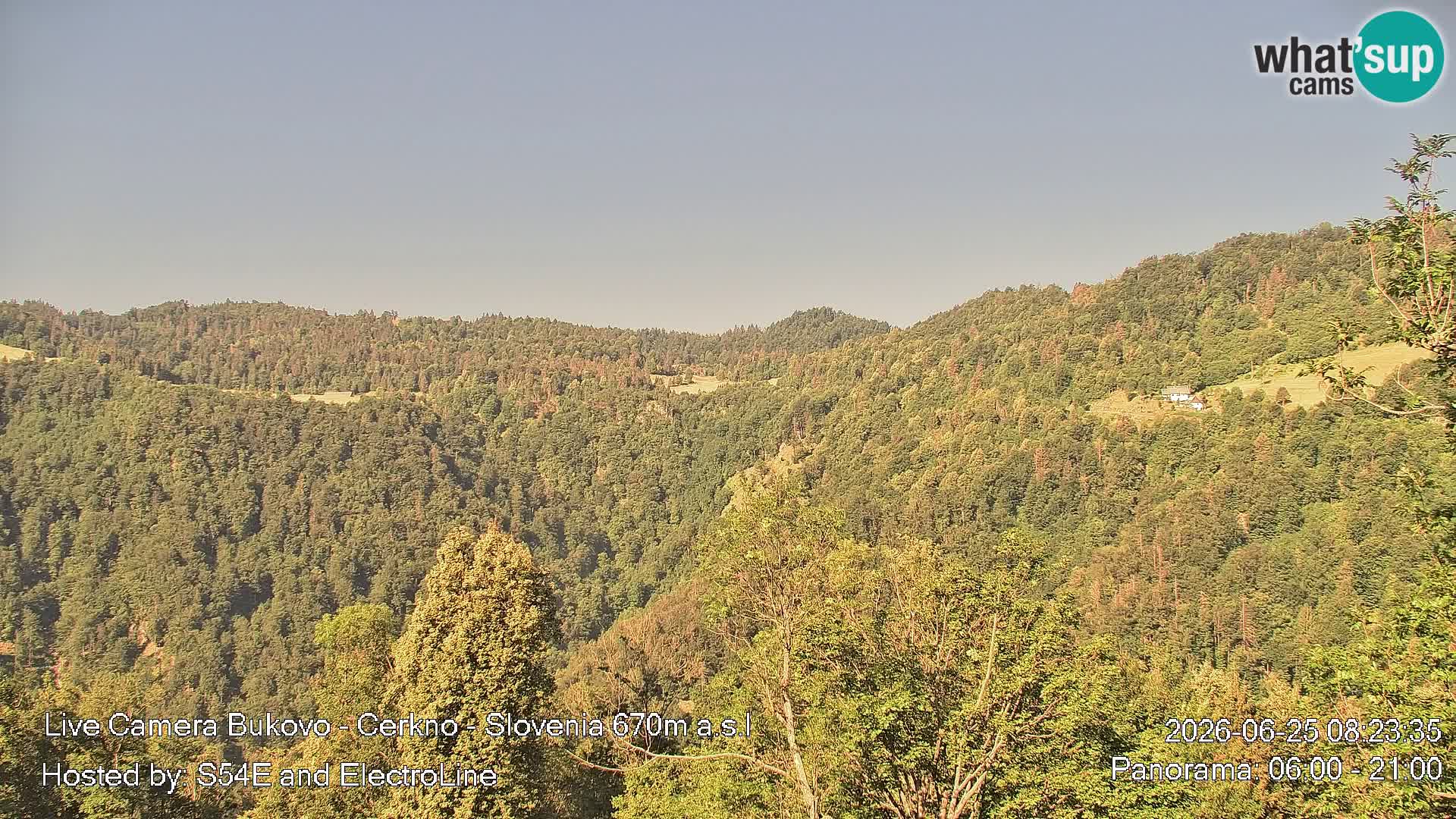 Webcam Bukovo – Baška grapa | Cerkno | Slovénie