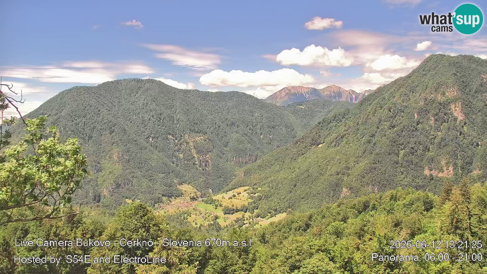 Webcam en vivo Bukovo – Baška grapa | Cerkno | Eslovenia