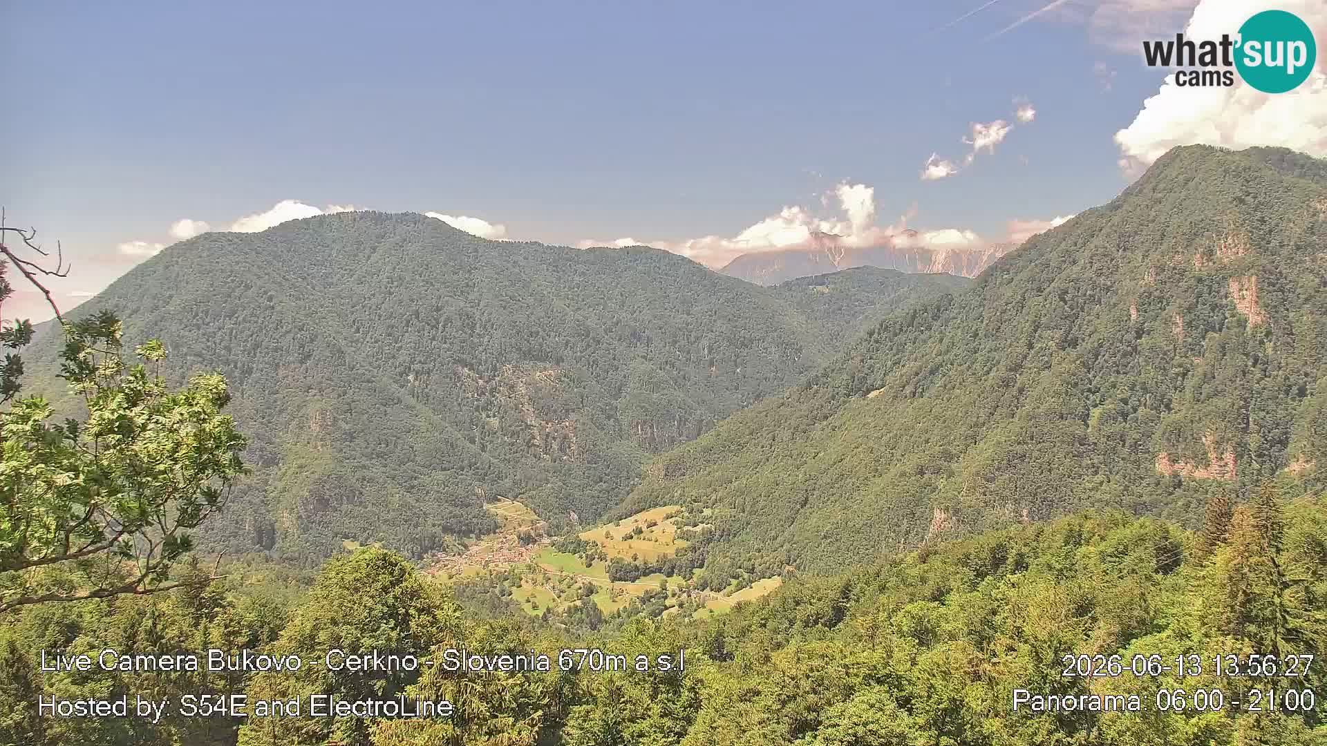 Webcam en vivo Bukovo – Baška grapa | Cerkno | Eslovenia
