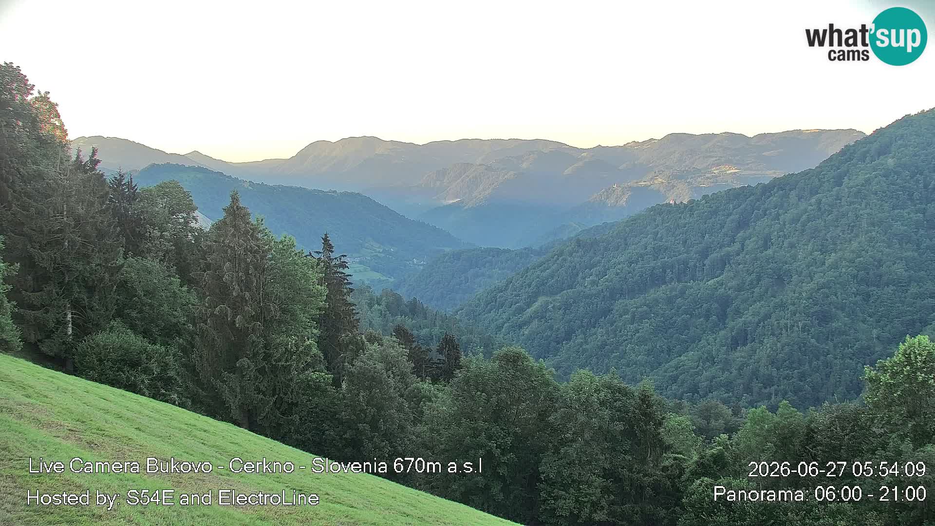 Web kamera Bukovo – Baška grapa | Cerkno | Slovenija