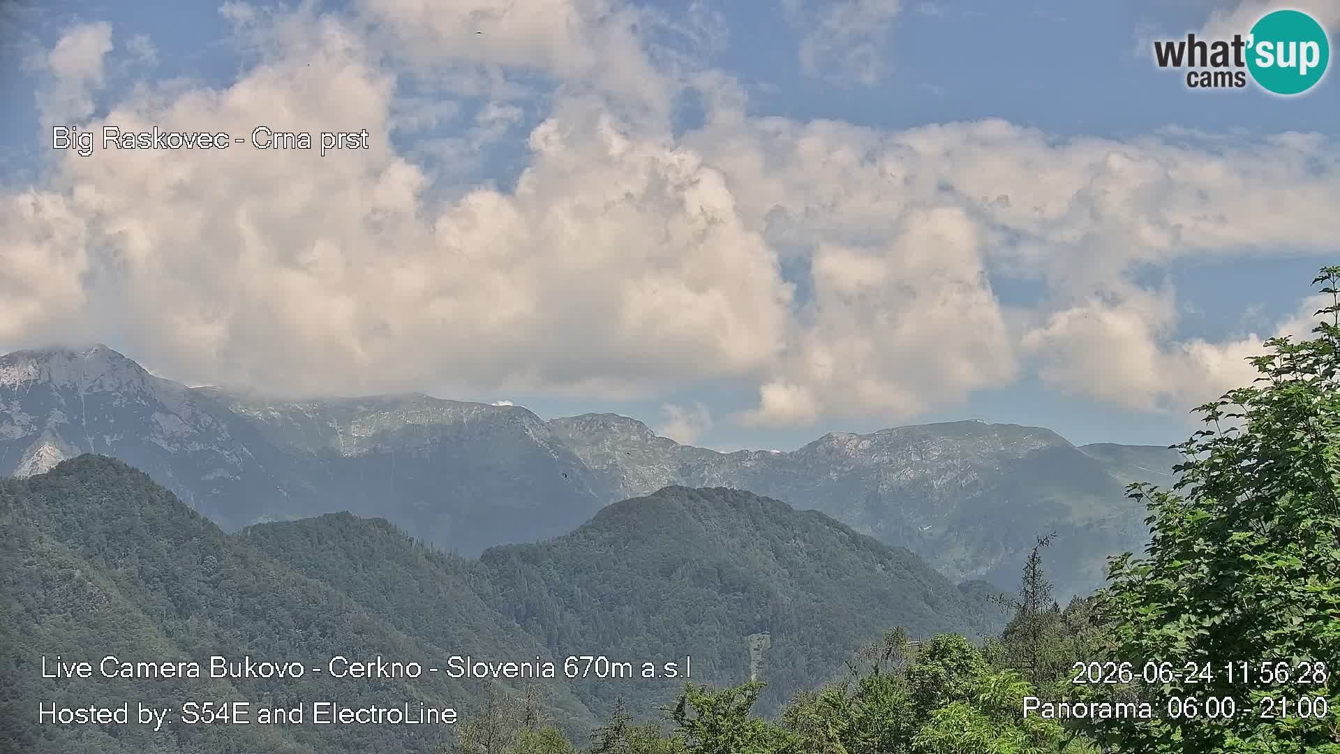 Webcam Bukovo – Baška grapa | Cerkno | Slovenia