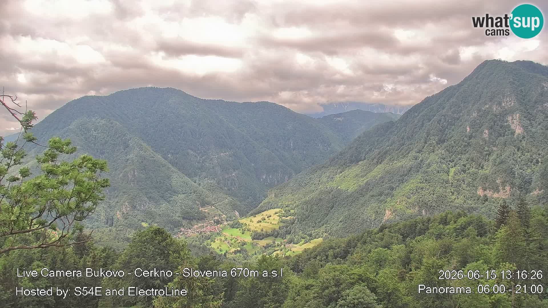 Webcam en vivo Bukovo – Baška grapa | Cerkno | Eslovenia