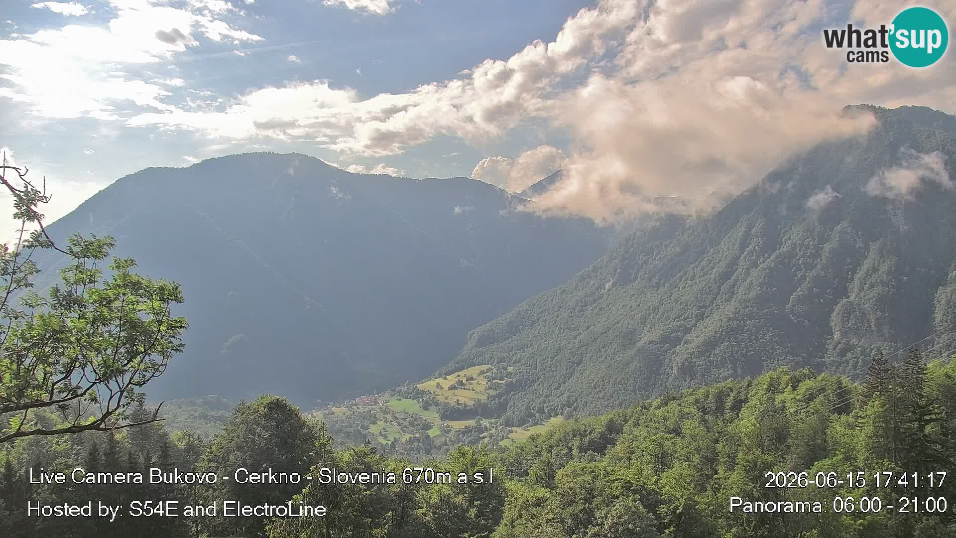 Webcam Bukovo – Baška grapa | Cerkno | Slovénie