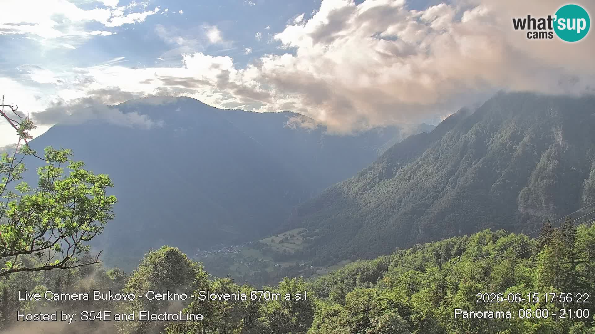 Webcam en vivo Bukovo – Baška grapa | Cerkno | Eslovenia