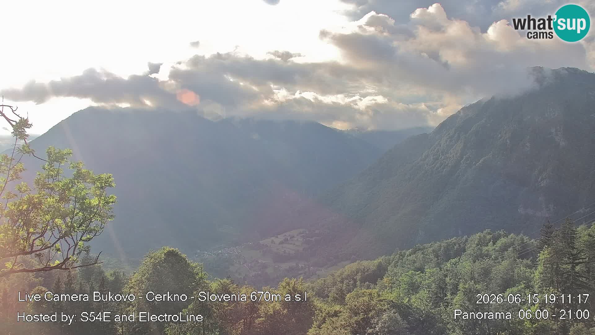 Webcam Bukovo – Baška grapa | Cerkno | Slovénie