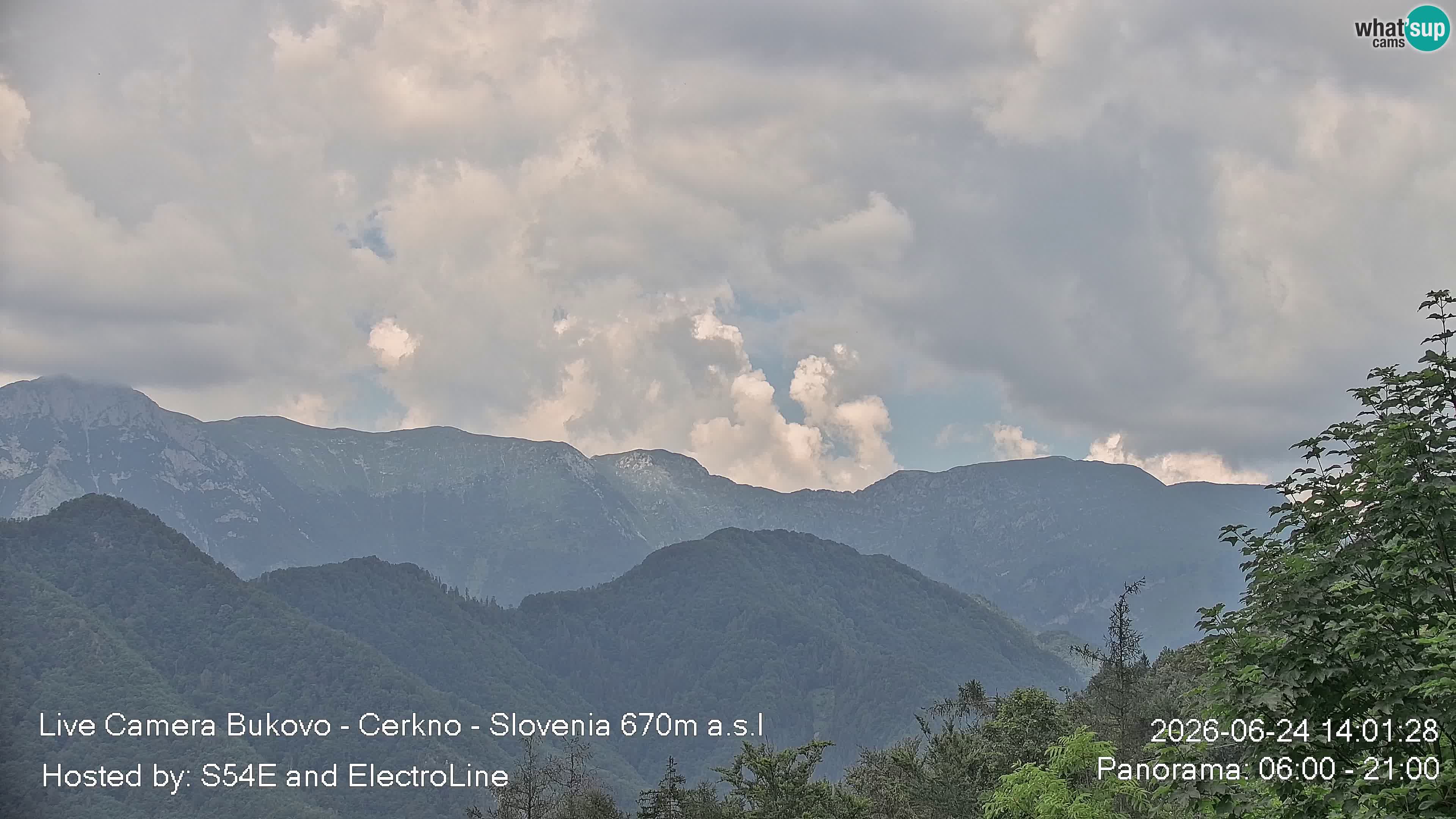 Webcam Bukovo – Baška grapa | Cerkno | Slovenia