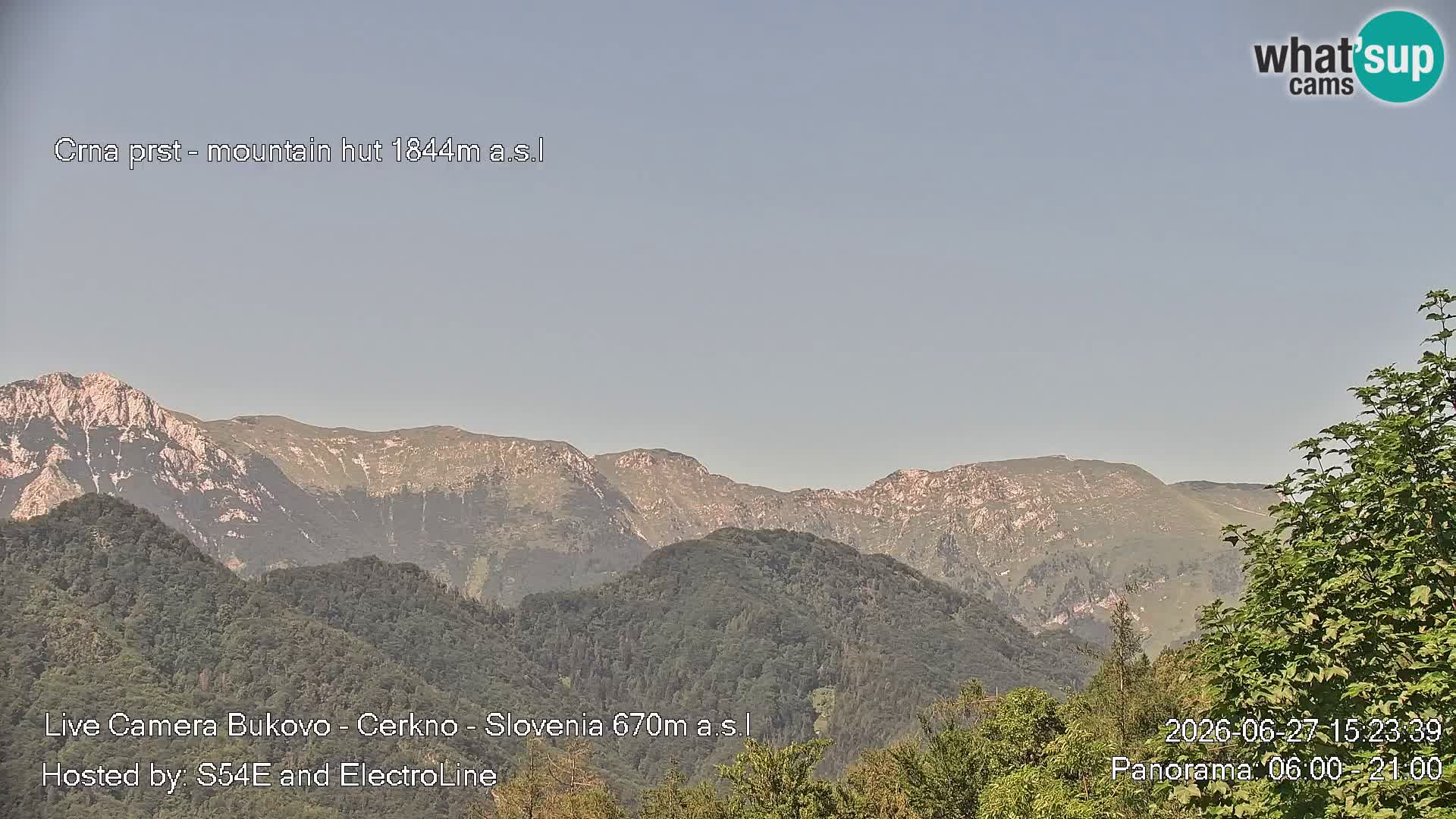 Webcam en vivo Bukovo – Baška grapa | Cerkno | Eslovenia