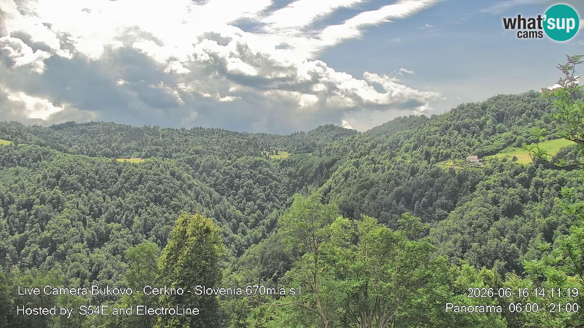 Webcam Bukovo – Baška grapa | Cerkno | Slovenia