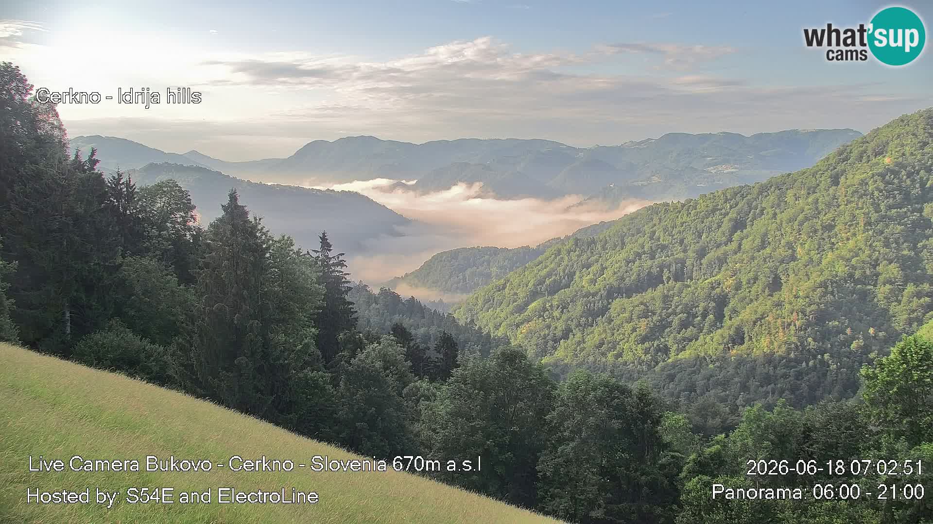 Webcam Bukovo – Baška grapa | Cerkno | Slovenia