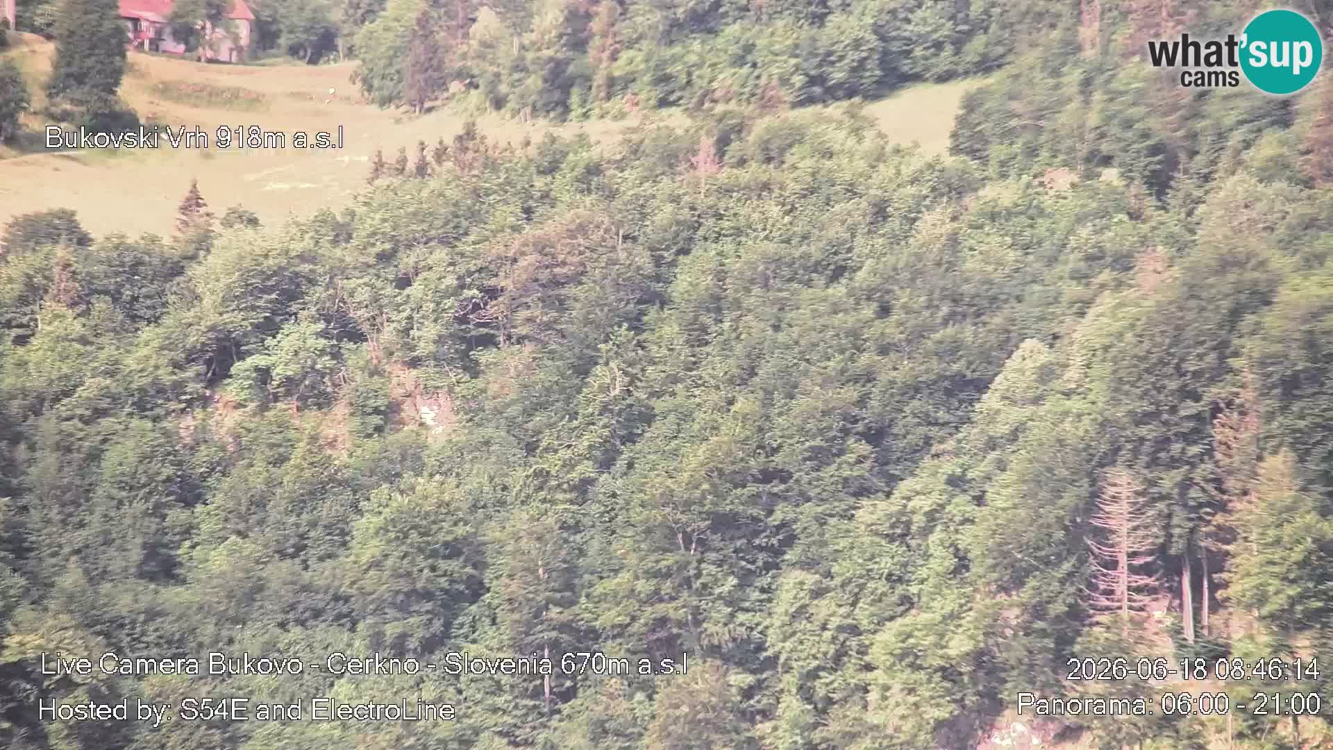 Web kamera Bukovo – Baška grapa | Cerkno | Slovenija