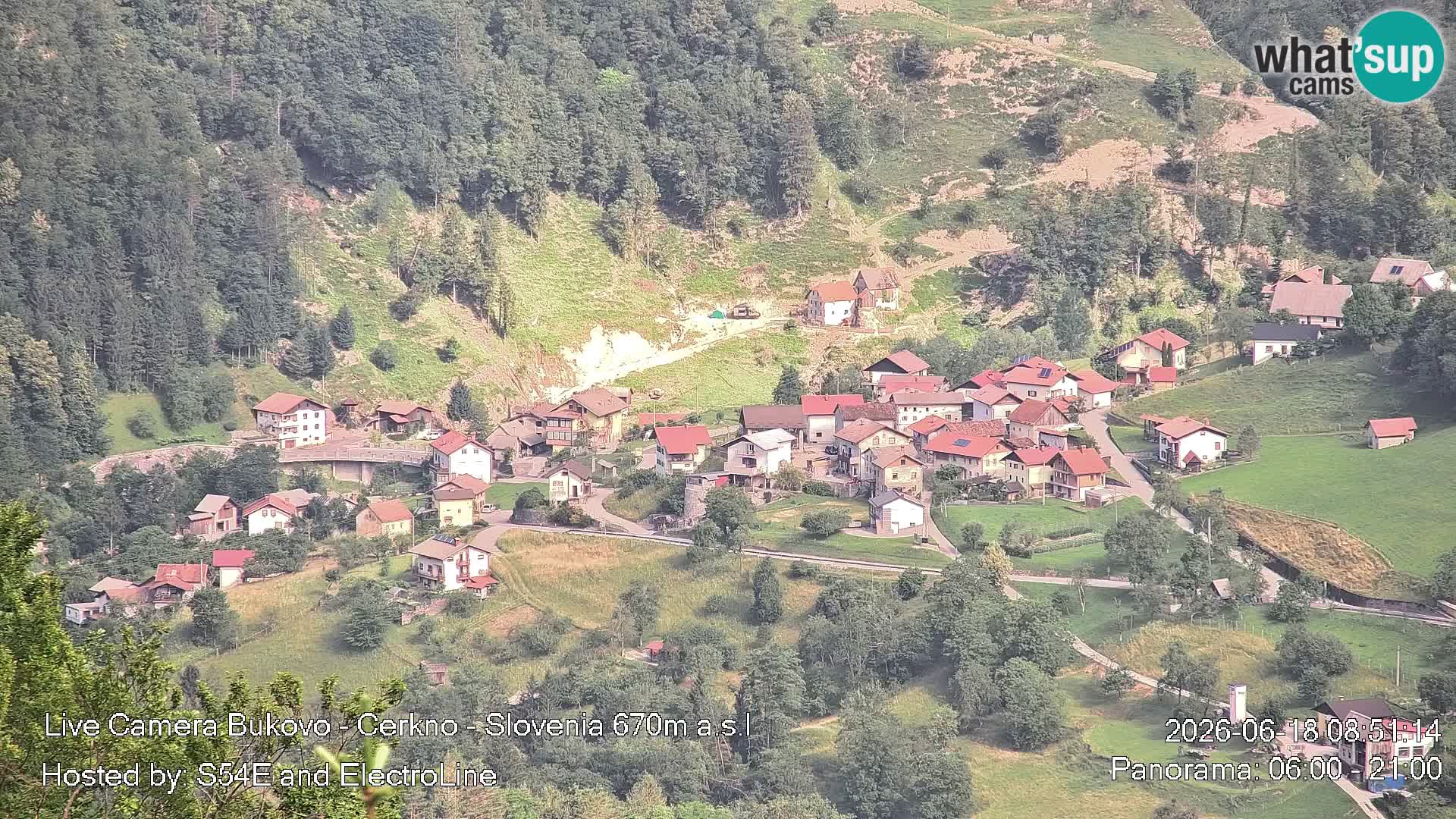 Webcam Bukovo – Baška grapa | Cerkno | Slovenia
