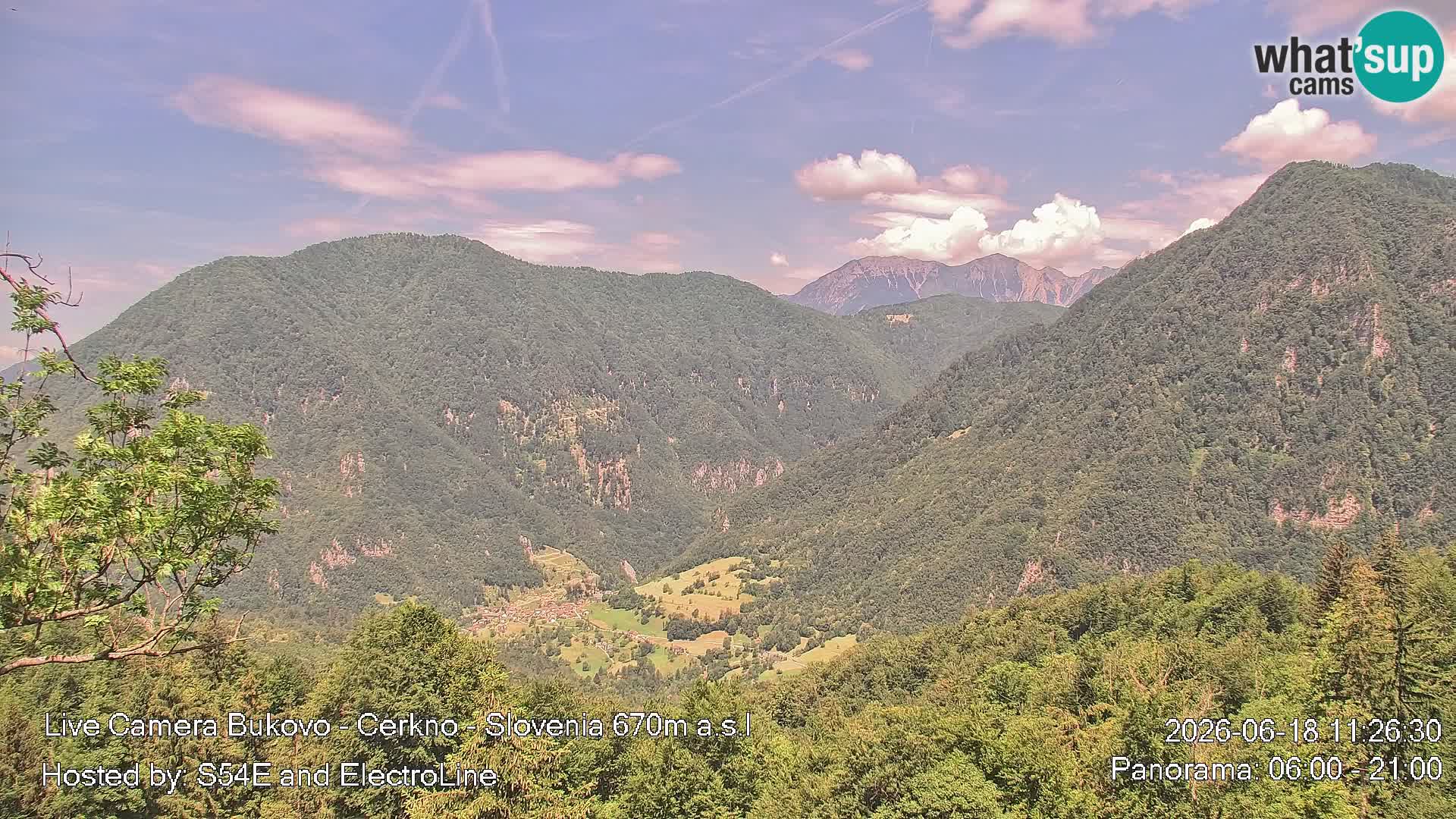 Webcam Bukovo – Baška grapa | Cerkno | Slovenia