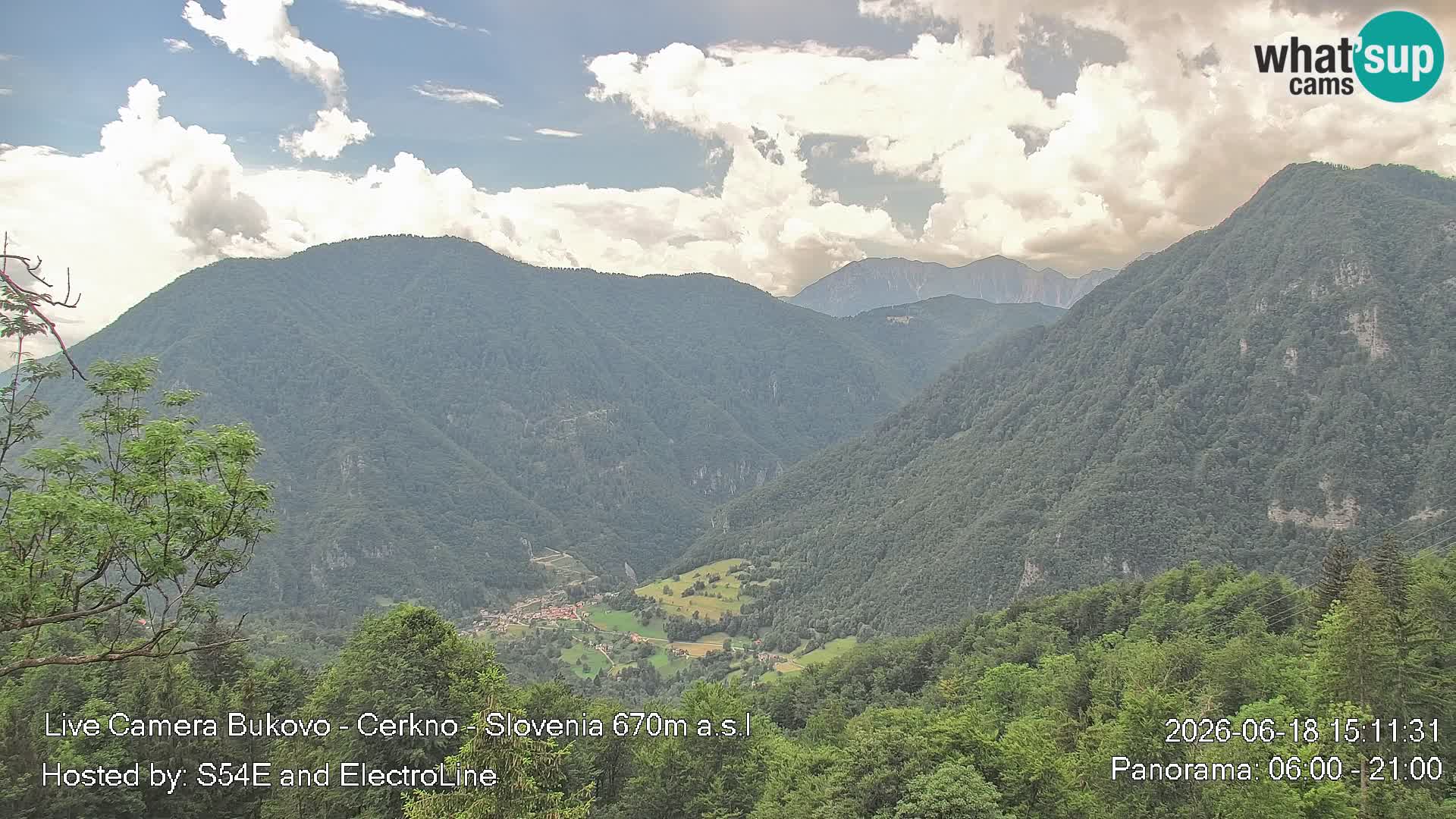 Webcam Bukovo – Baška grapa | Cerkno | Slovenia