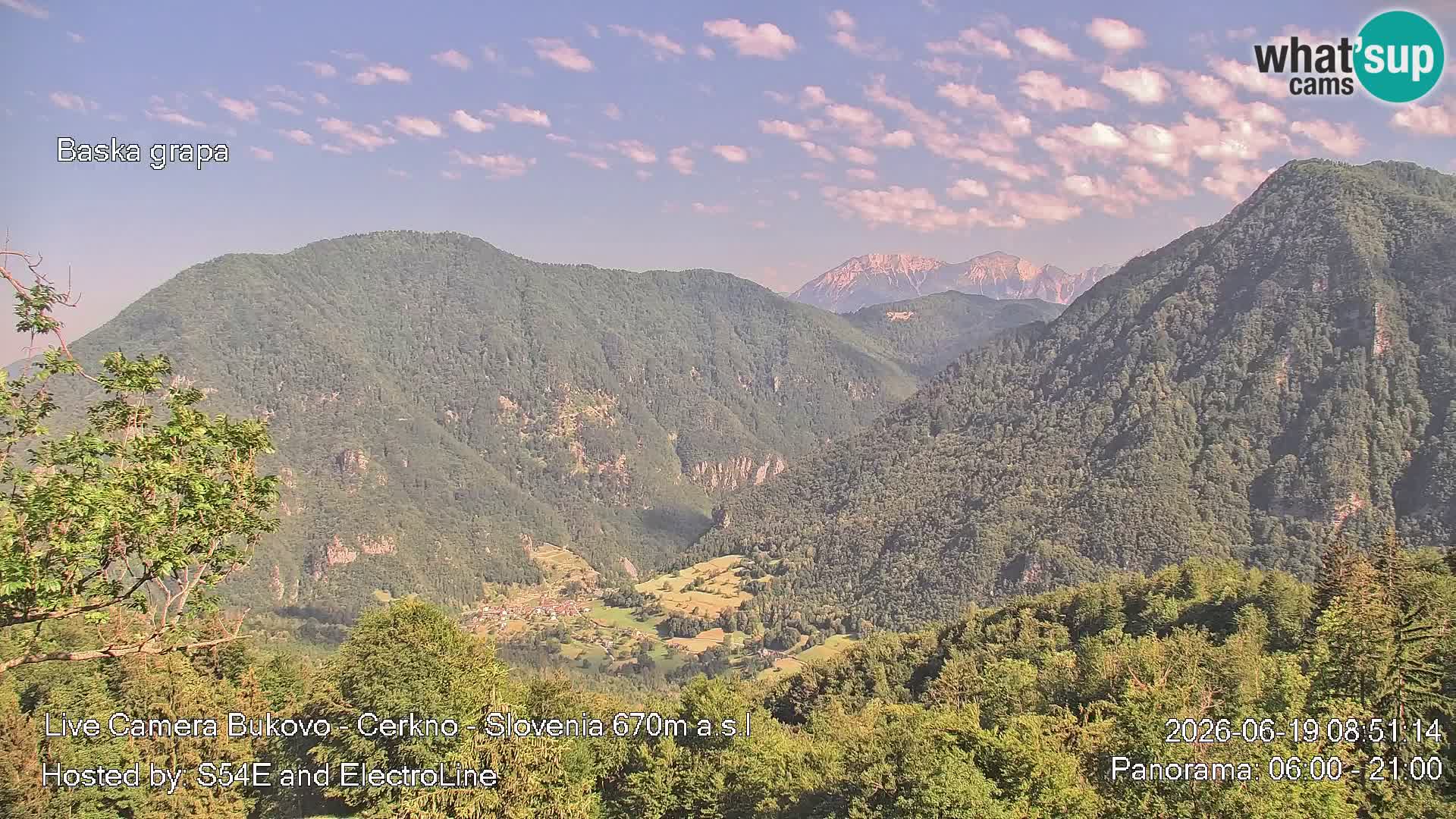 Bukovo Webcam – Baška grapa | Cerkno | Slowenien