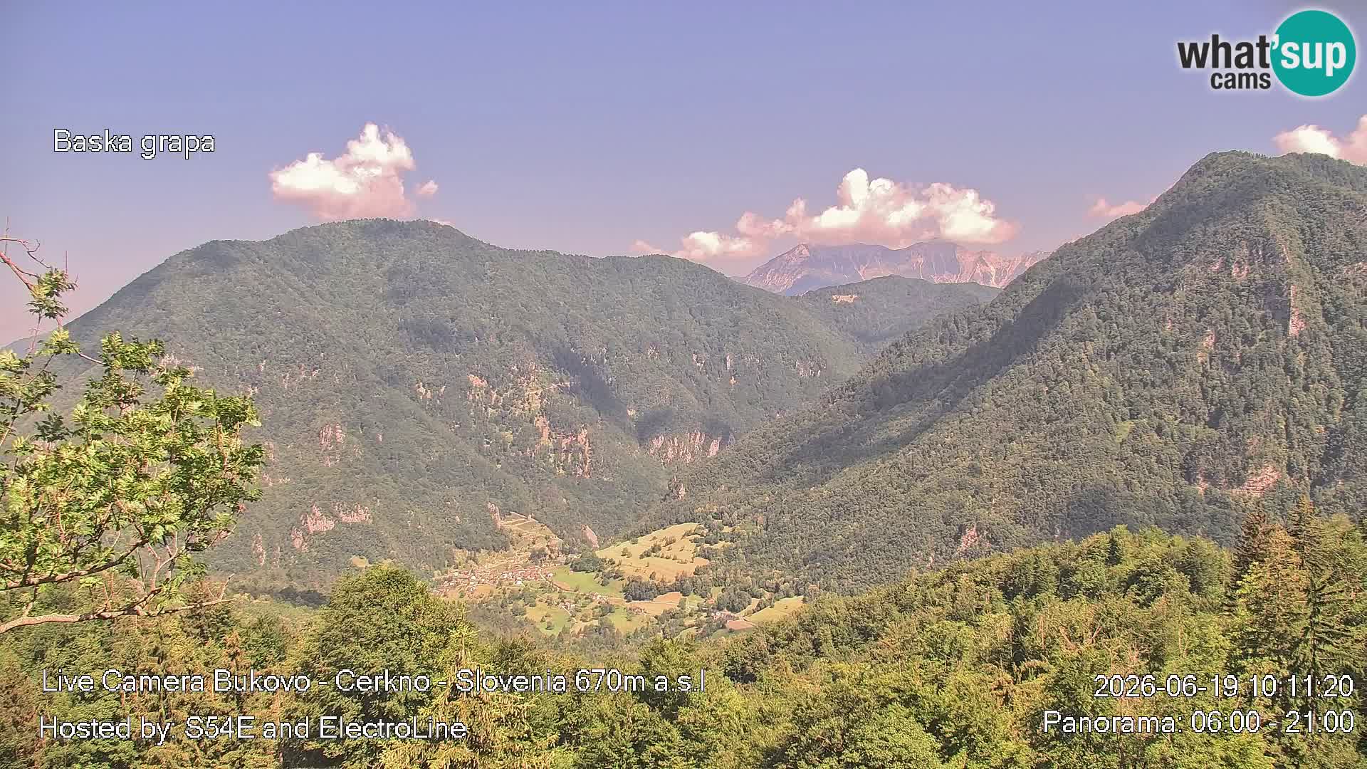 Bukovo Webcam – Baška grapa | Cerkno | Slowenien