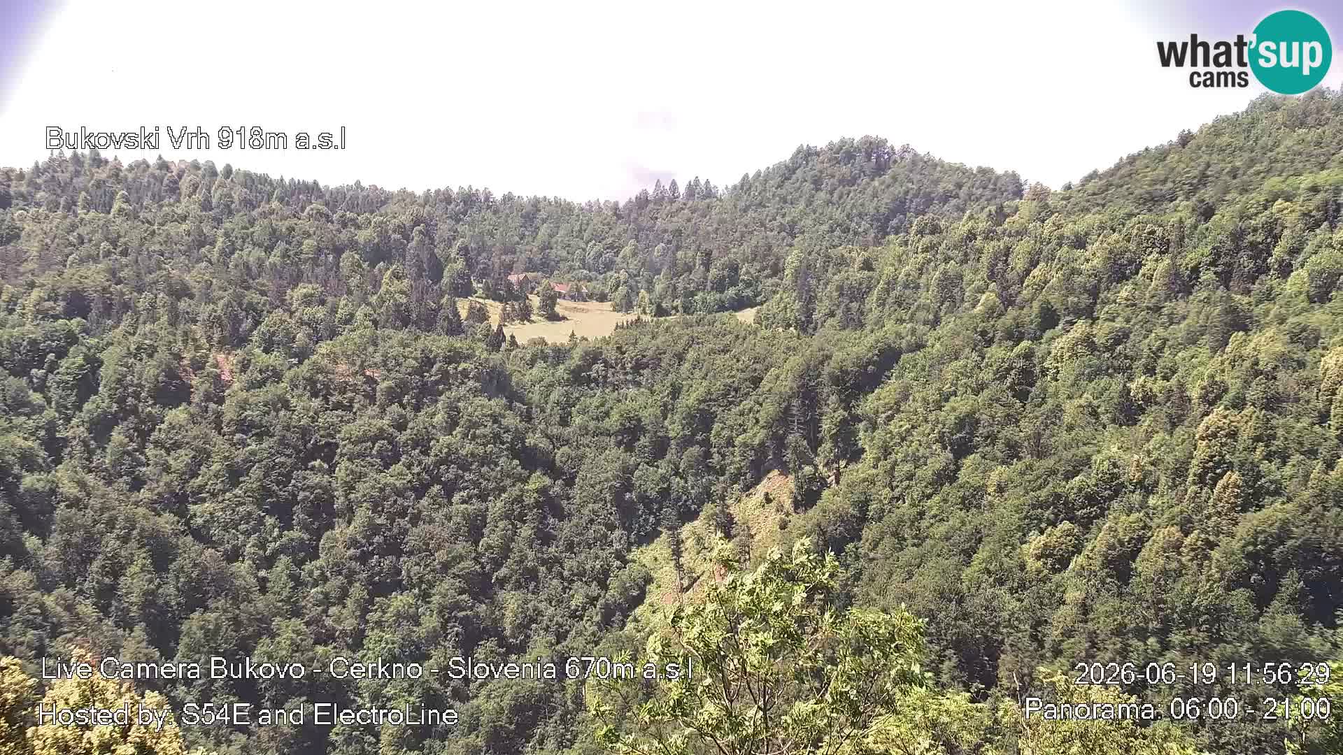 Webcam Bukovo – Baška grapa | Cerkno | Slovénie