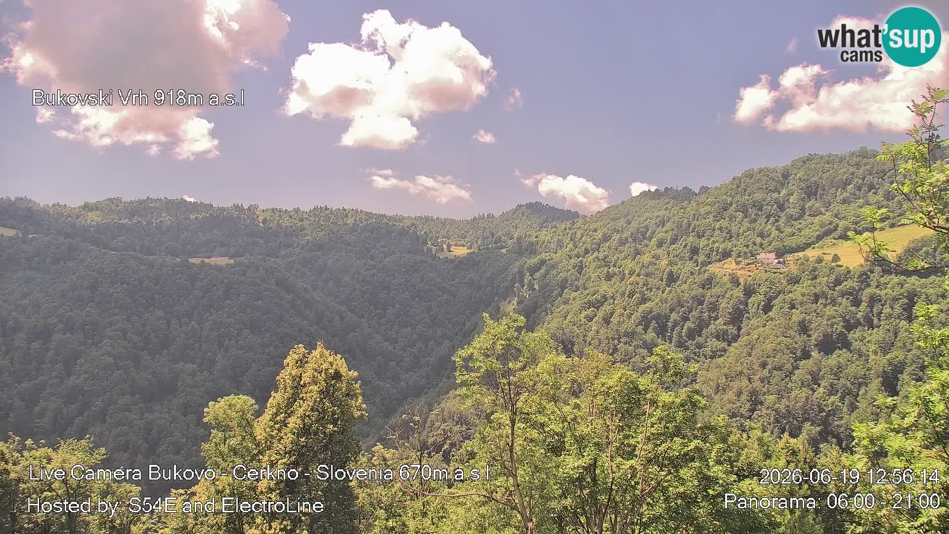 Webcam Bukovo – Baška grapa | Cerkno | Slovenia