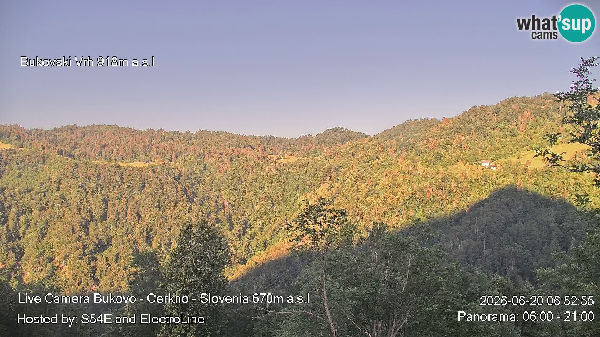 Webcam Bukovo – Baška grapa | Cerkno | Slovenia