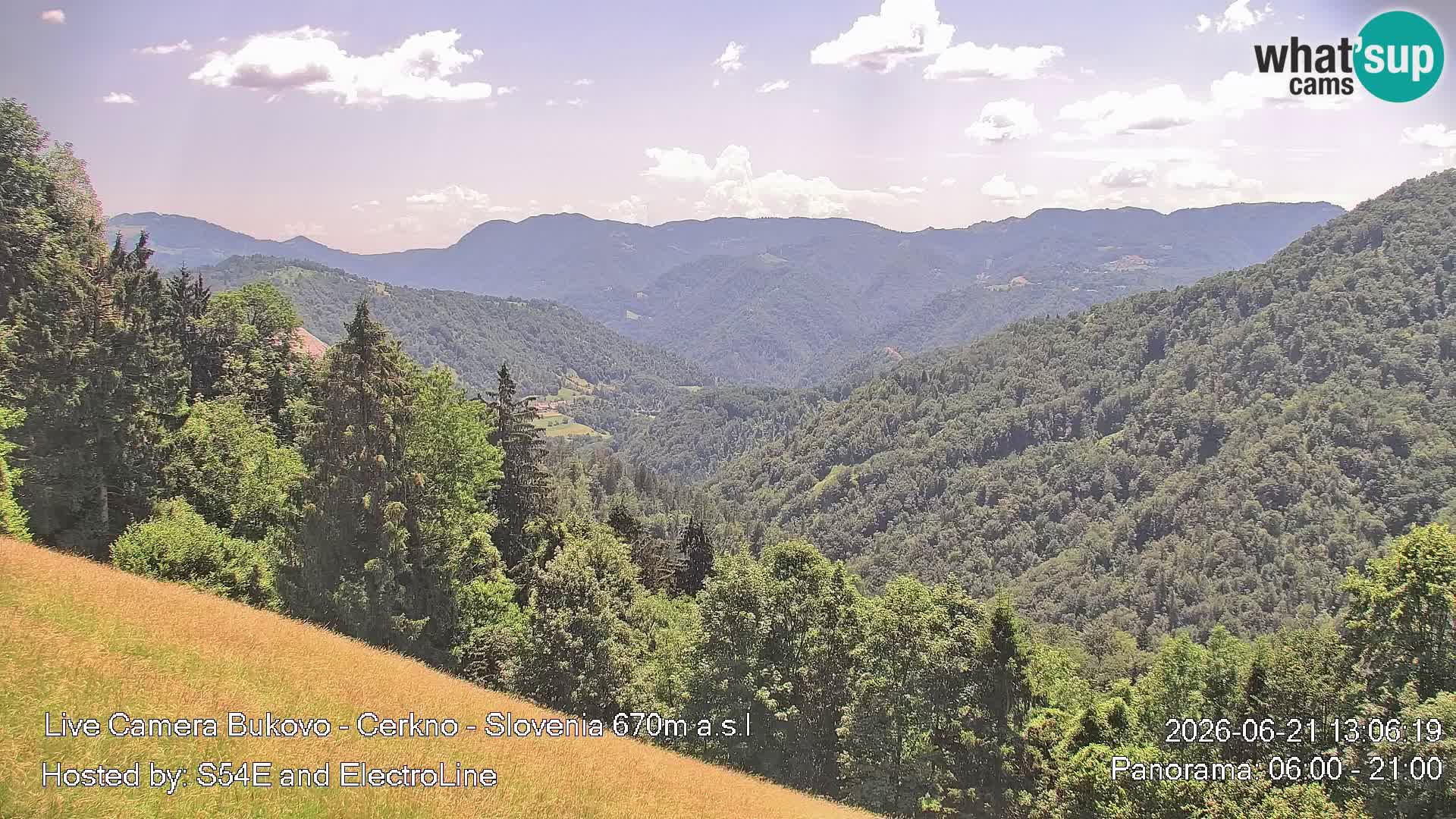 Web kamera Bukovo – Baška grapa | Cerkno | Slovenija