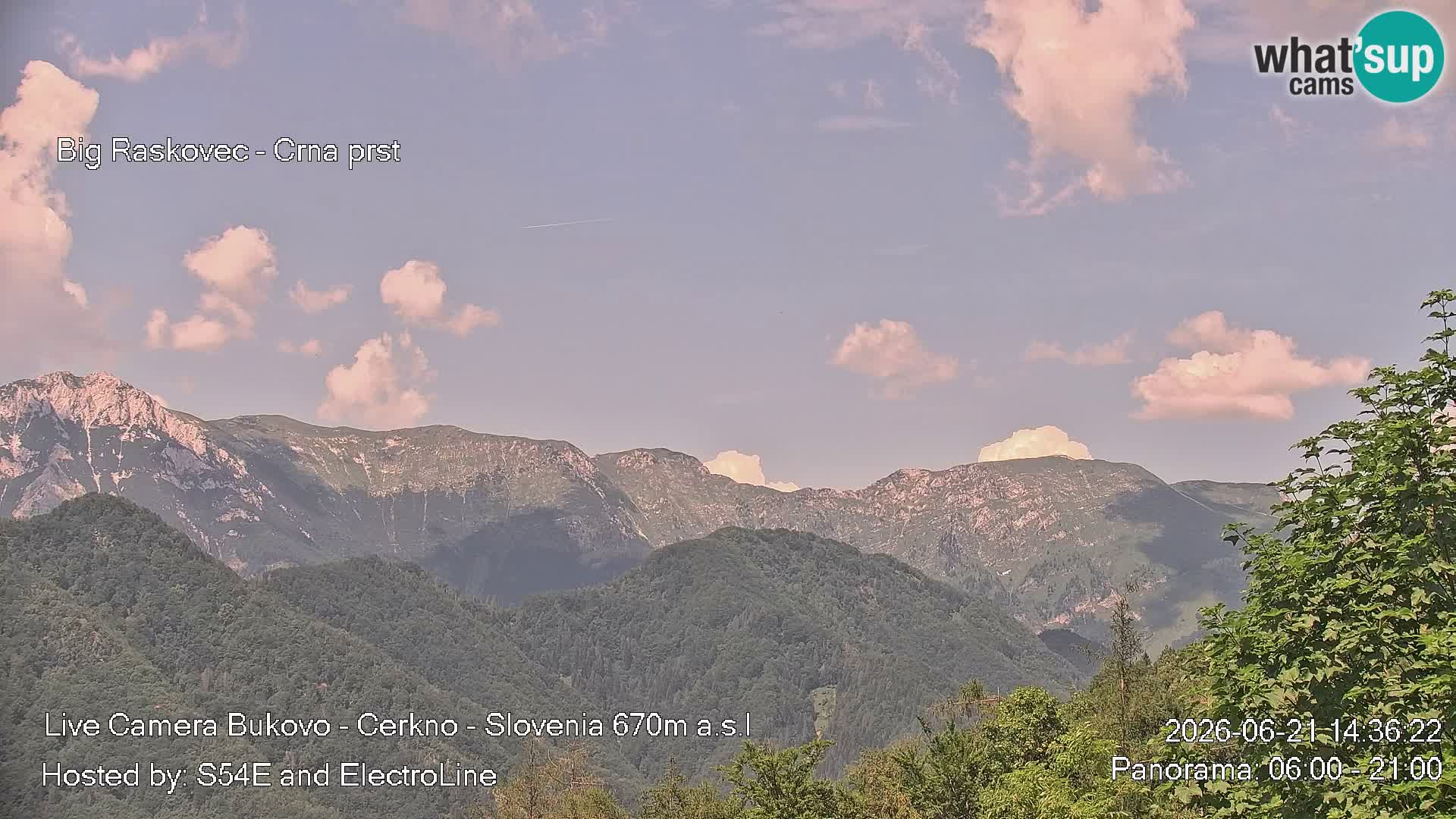 Webcam Bukovo – Baška grapa | Cerkno | Slovenia