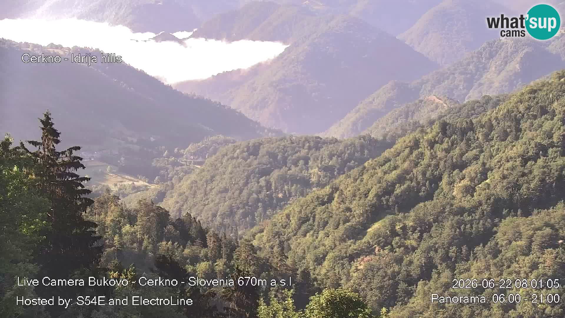 Webcam Bukovo – Baška grapa | Cerkno | Slovenia