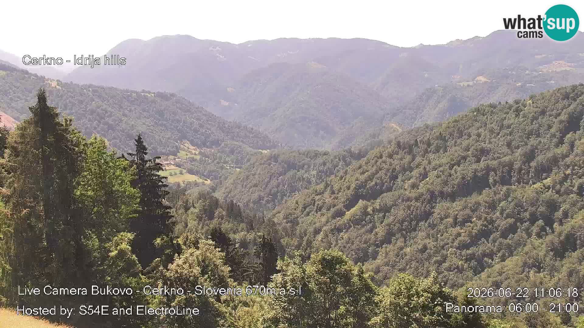 Web kamera Bukovo – Baška grapa | Cerkno | Slovenija