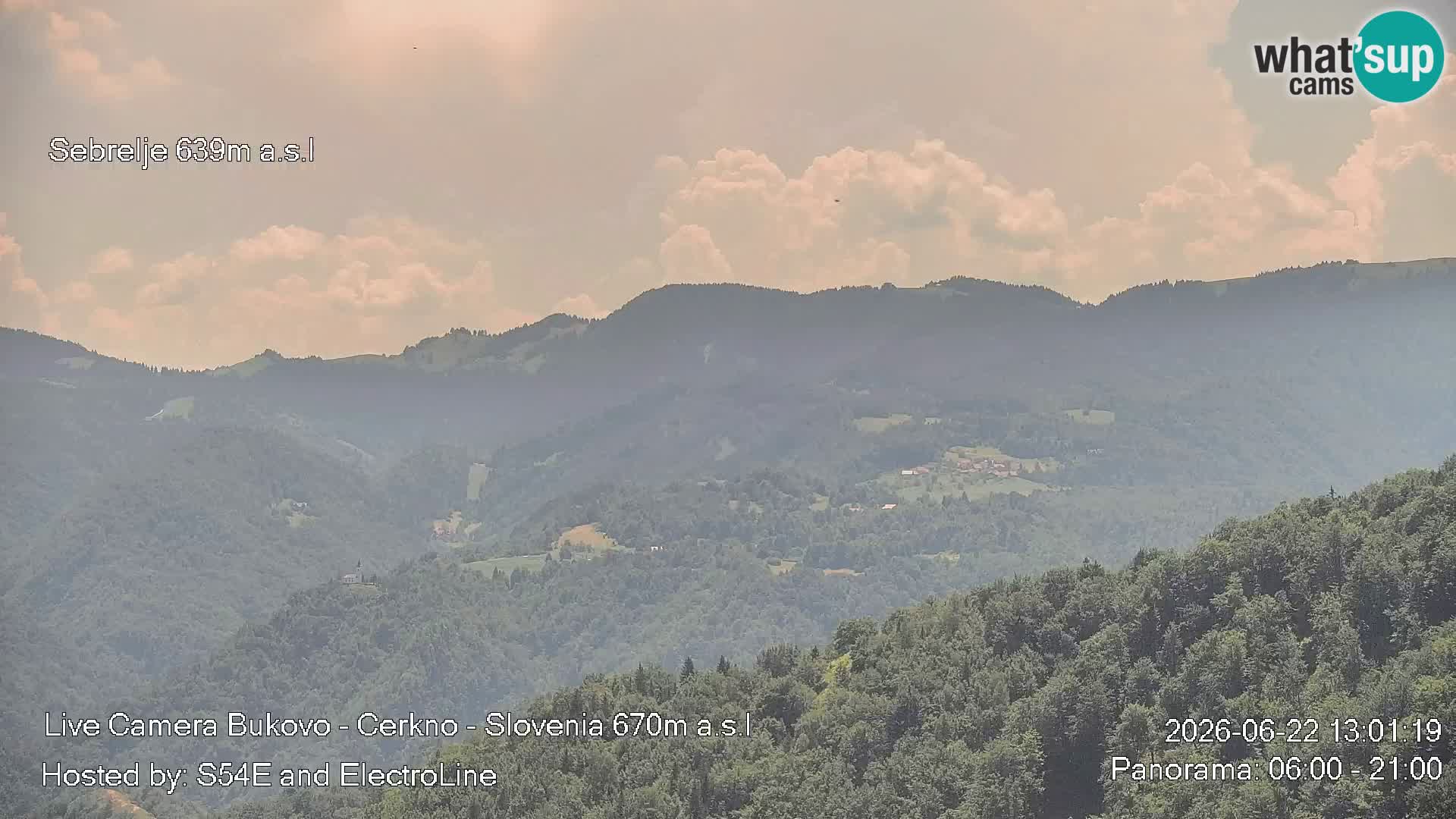 Webcam Bukovo – Baška grapa | Cerkno | Slovénie