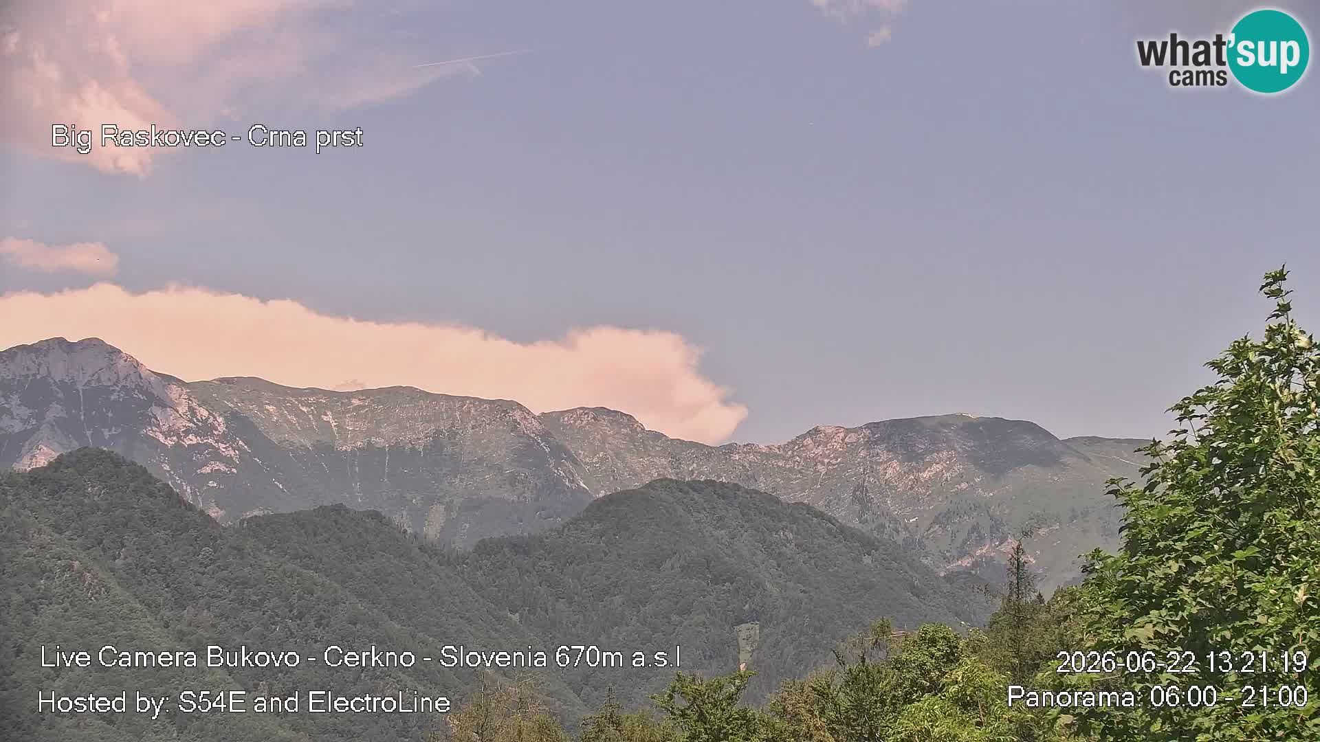 Webcam Bukovo – Baška grapa | Cerkno | Slovénie