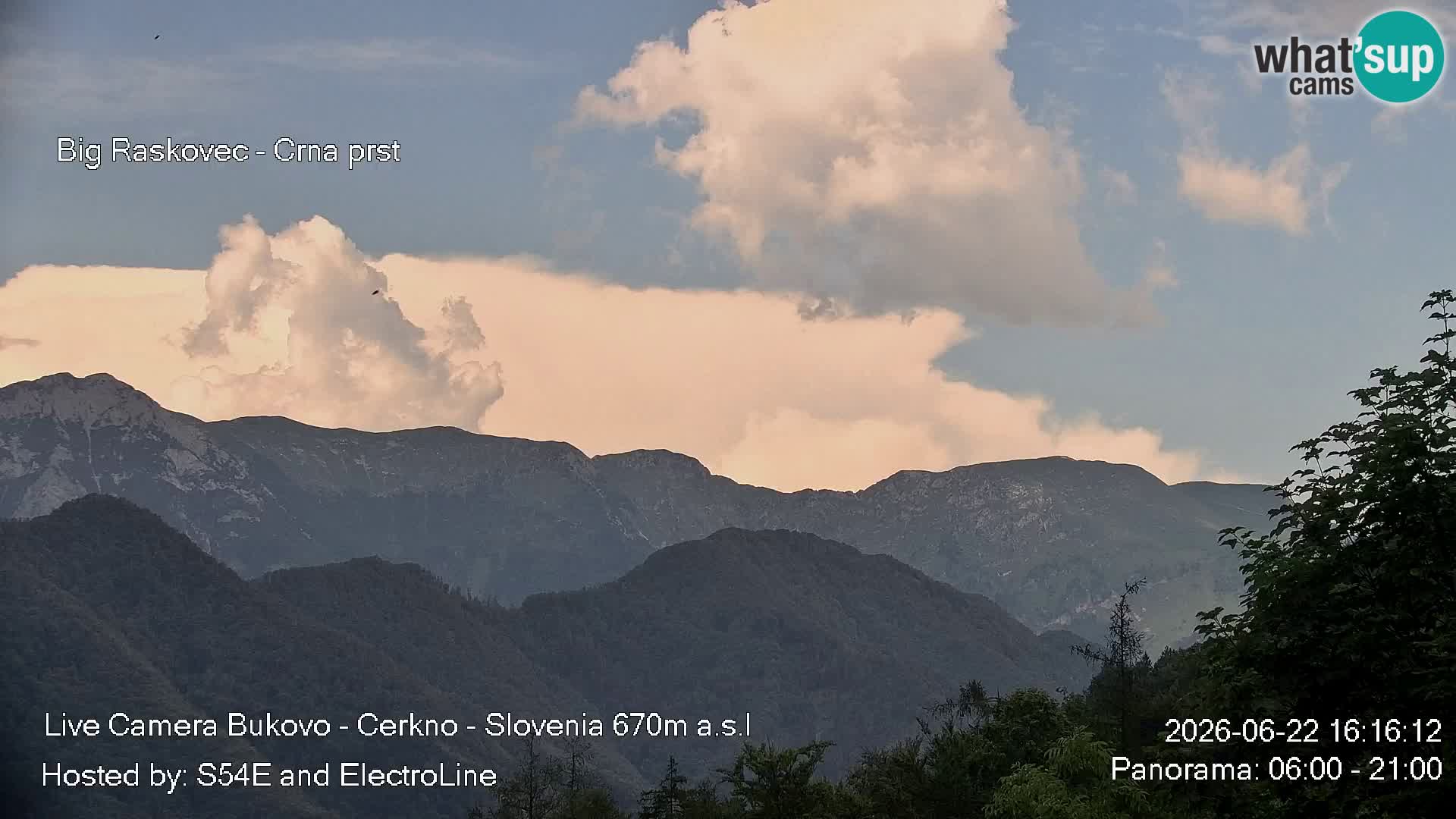 Webcam en vivo Bukovo – Baška grapa | Cerkno | Eslovenia