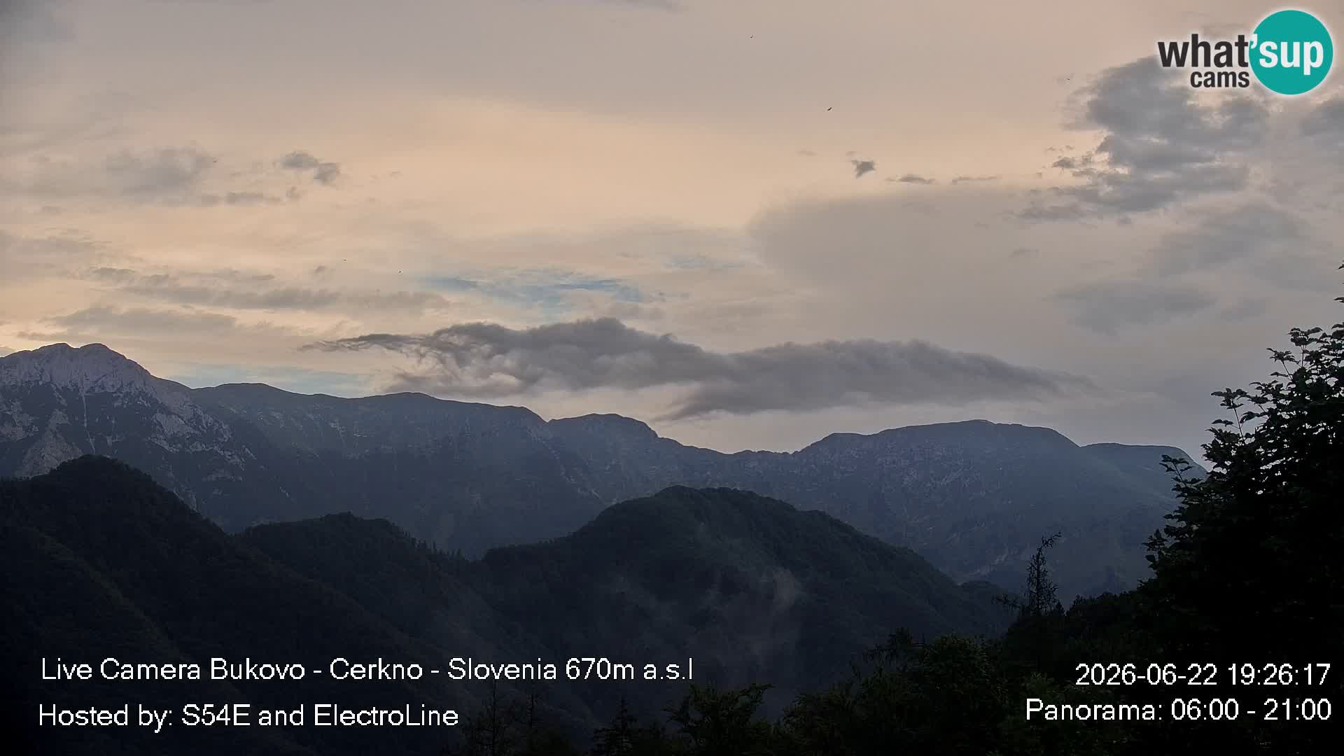 Webcam Bukovo – Baška grapa | Cerkno | Slovénie