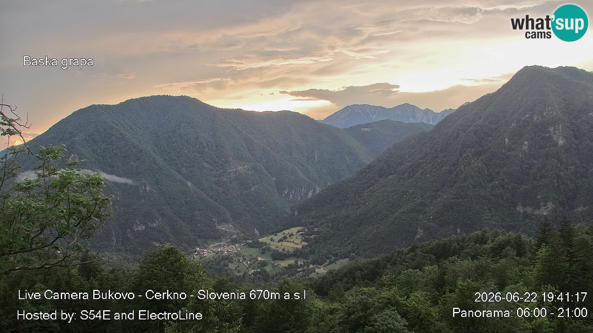 Webcam Bukovo – Baška grapa | Cerkno | Slovenia