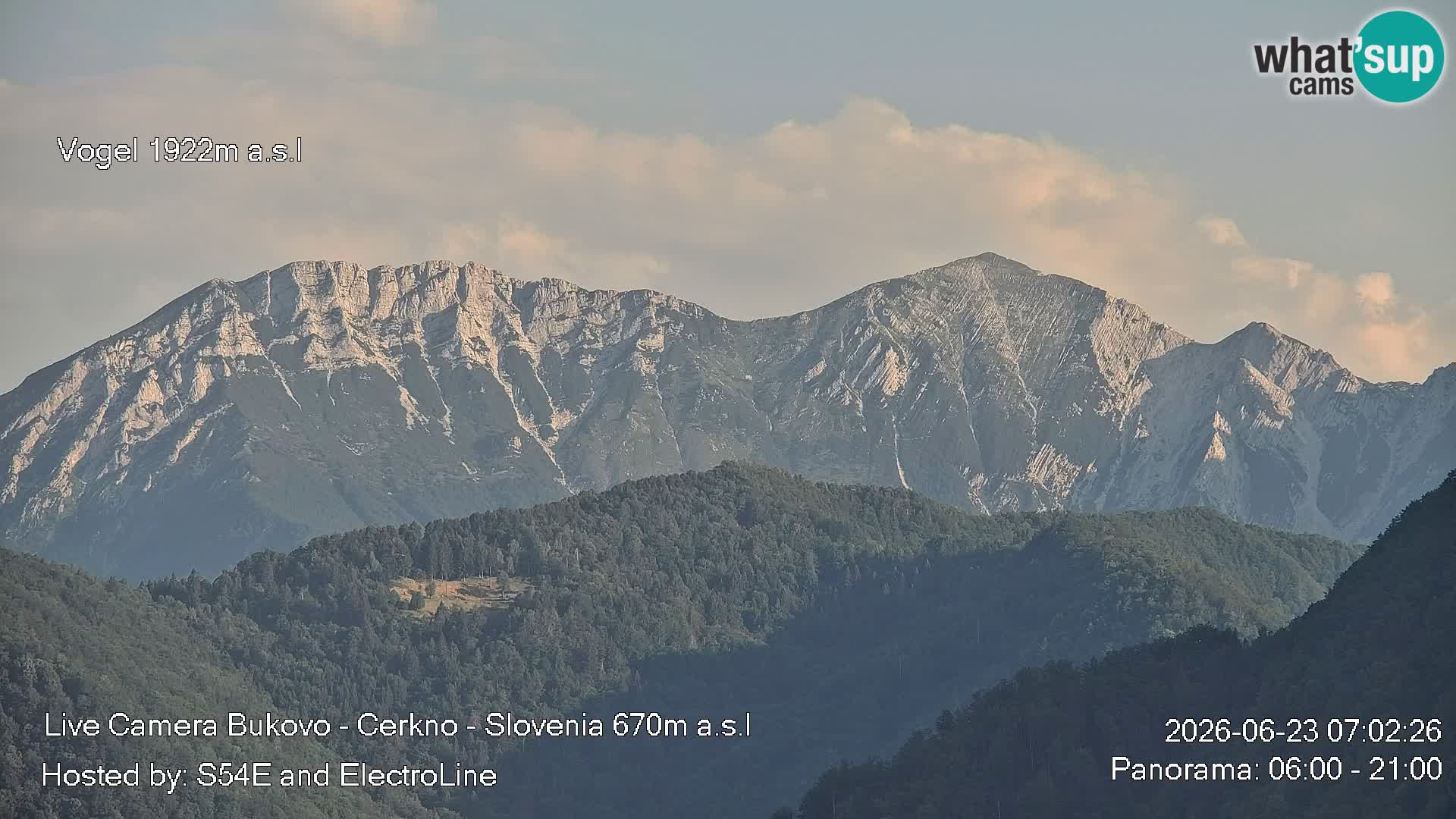 Web kamera Bukovo – Baška grapa | Cerkno | Slovenija