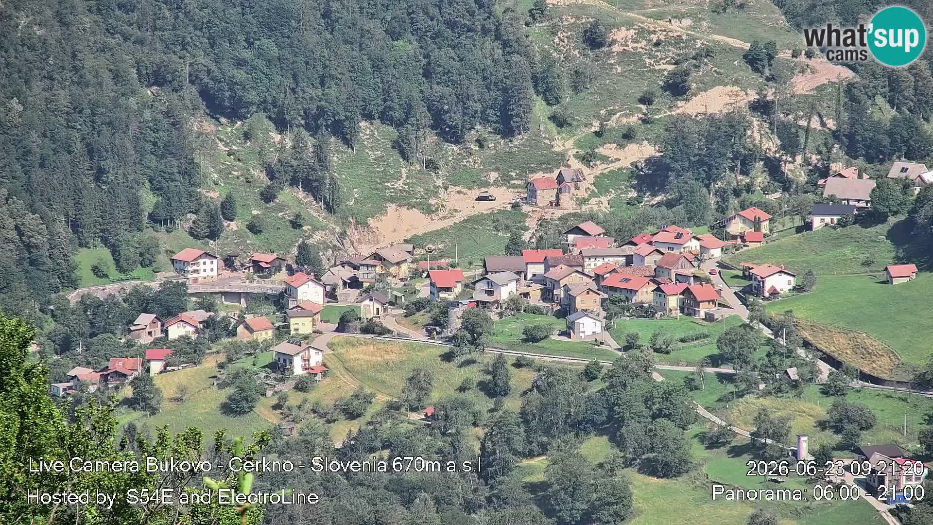 Webcam Bukovo – Baška grapa | Cerkno | Slovenia