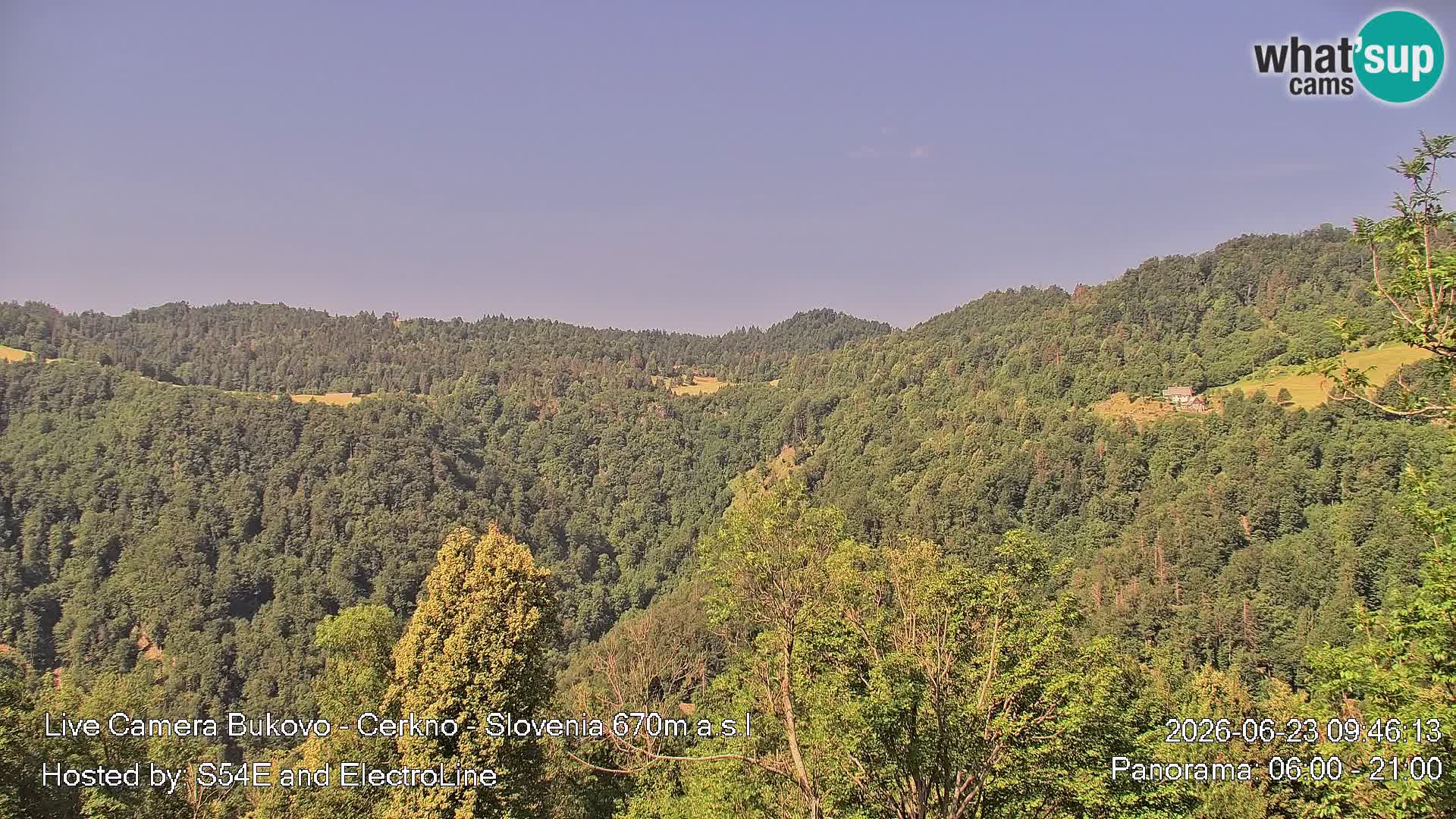 Webcam Bukovo – Baška grapa | Cerkno | Slovénie