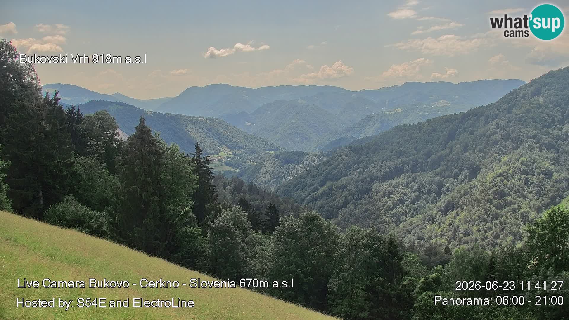 Web kamera Bukovo – Baška grapa | Cerkno | Slovenija